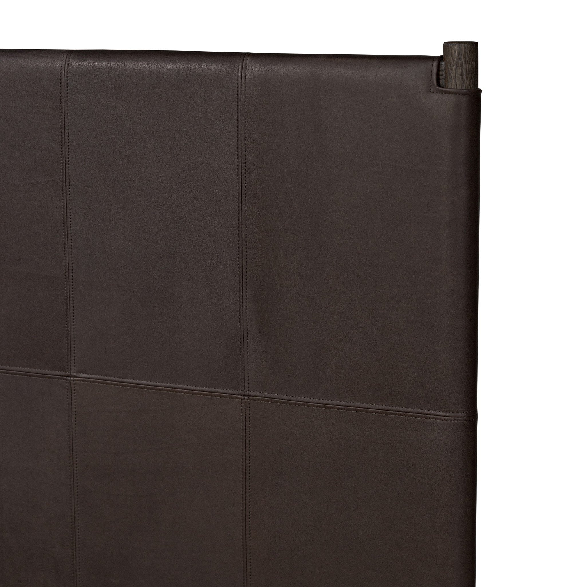 Four Hands Salado Bed — Heirloom Cigar-Rubbed Black Oak Veneer-Rubbed Black Oak-King