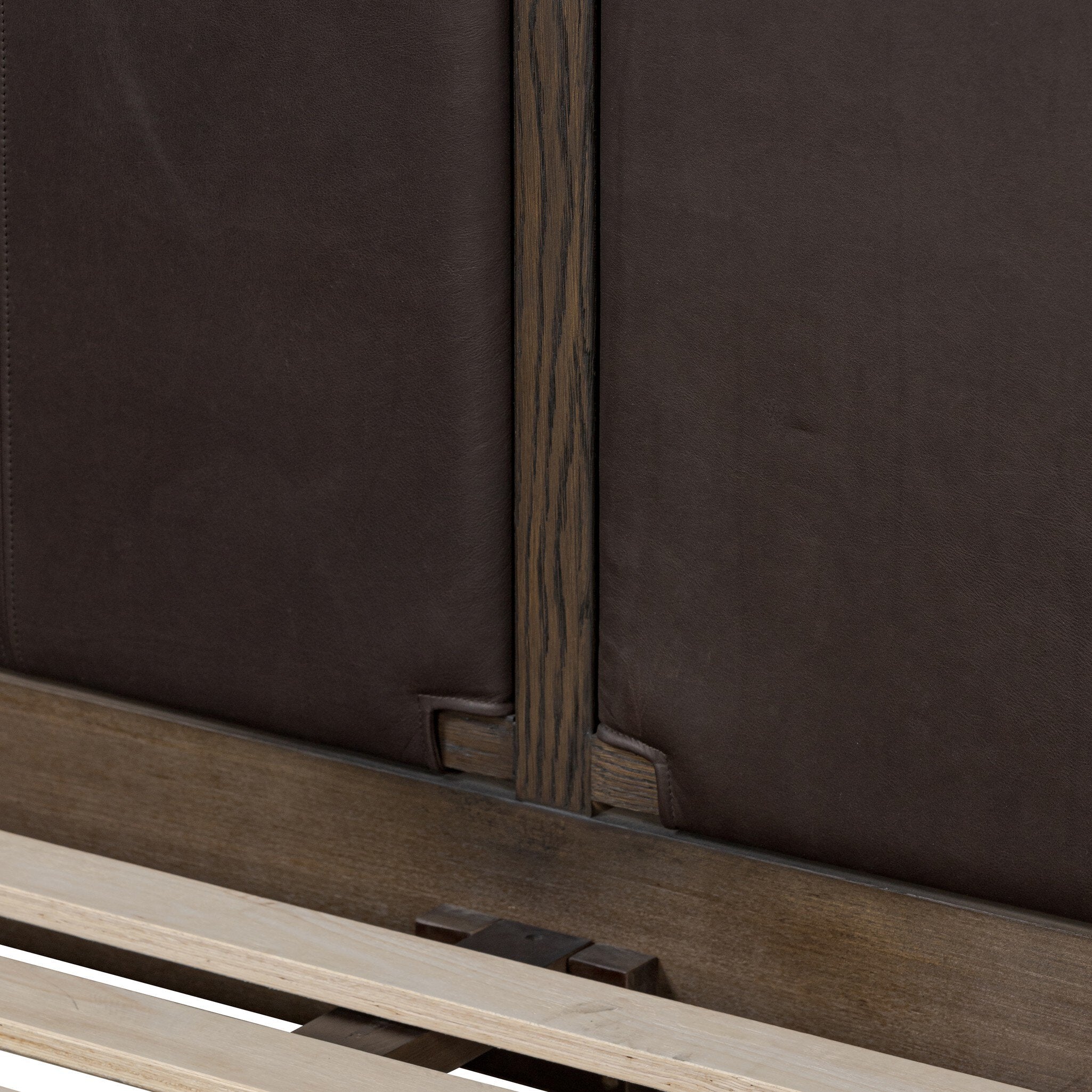 Four Hands Salado Bed — Heirloom Cigar-Rubbed Black Oak Veneer-Rubbed Black Oak-King