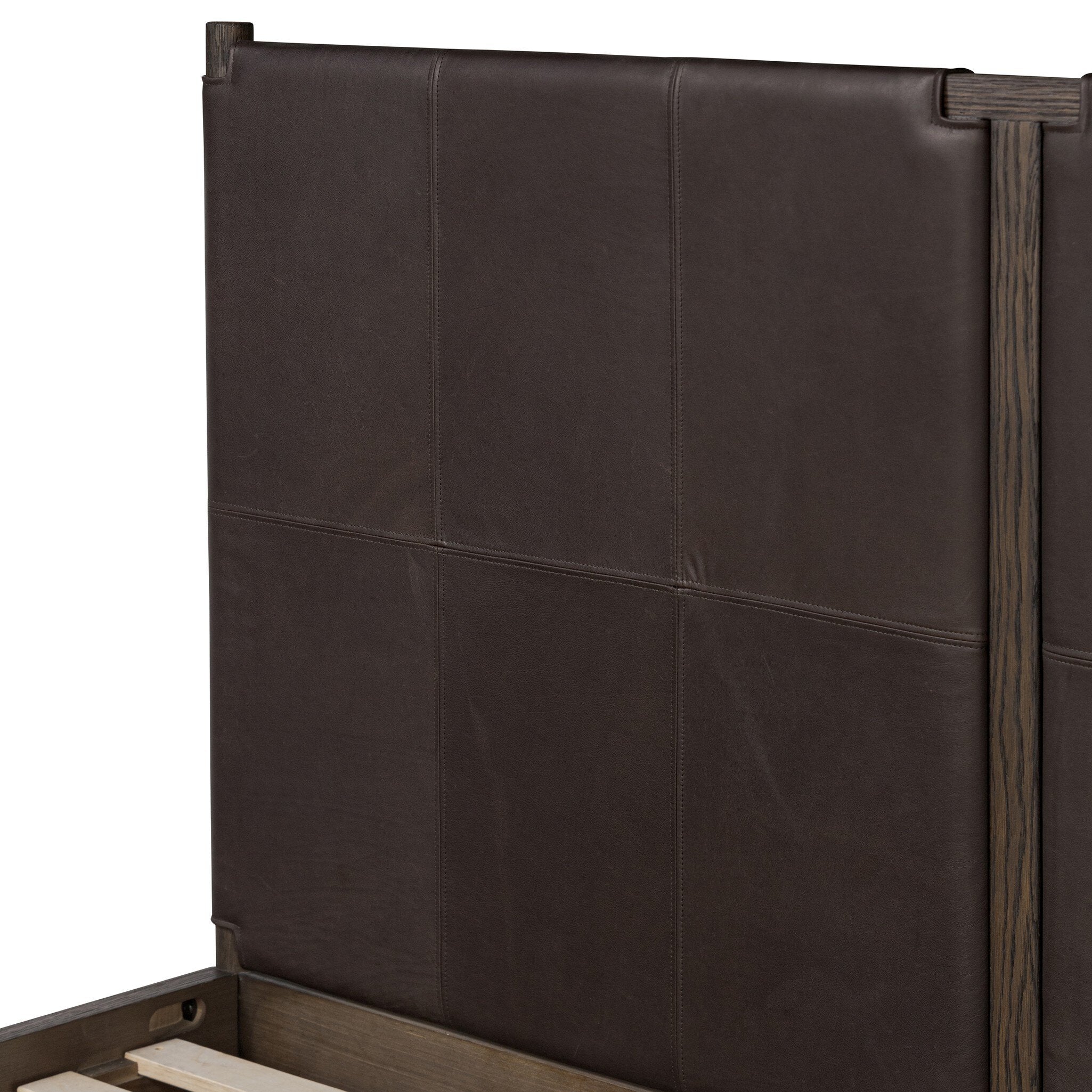 Four Hands Salado Bed — Heirloom Cigar-Rubbed Black Oak Veneer-Rubbed Black Oak-King