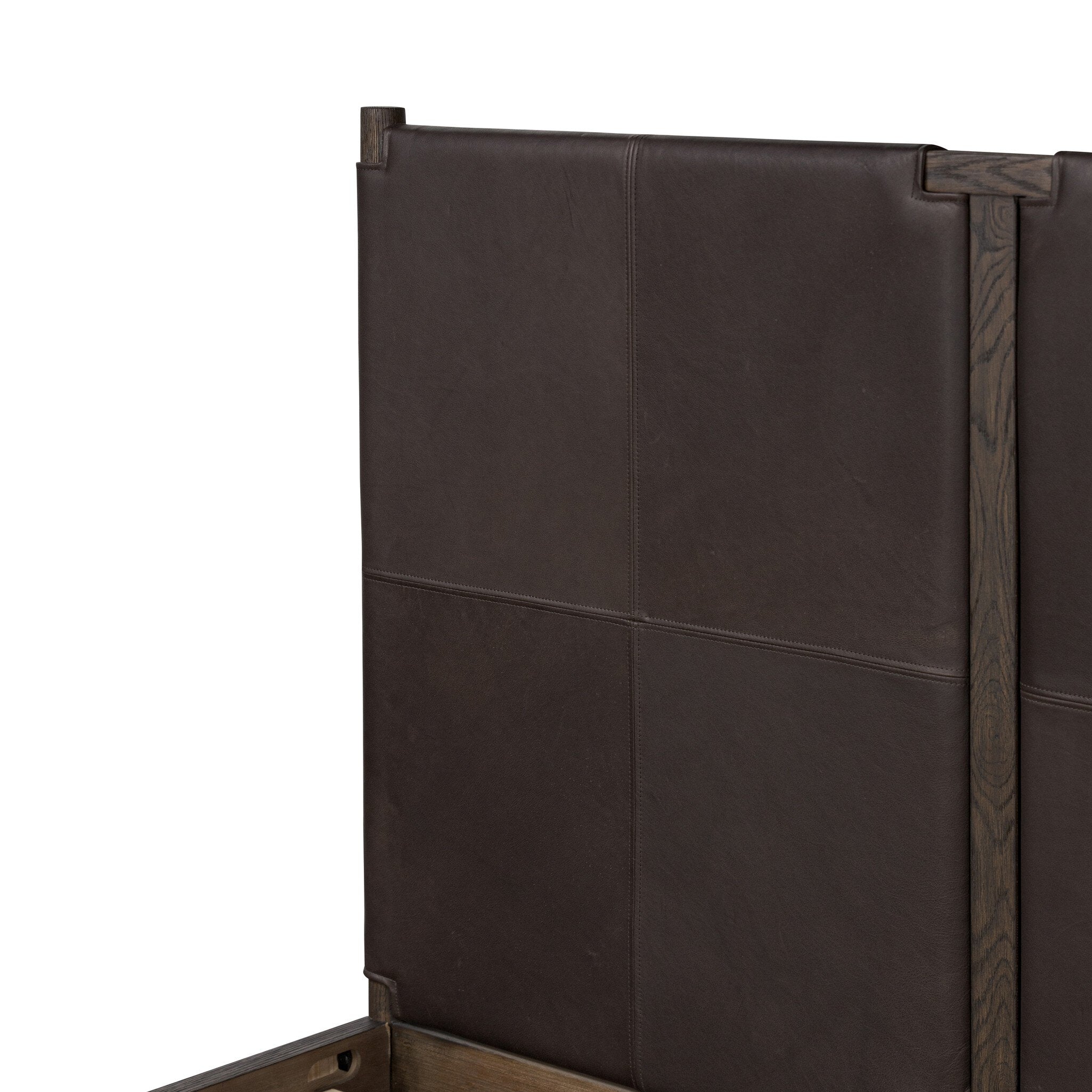 Four Hands Salado Bed — Heirloom Cigar-Rubbed Black Oak Veneer-Rubbed Black Oak-Queen