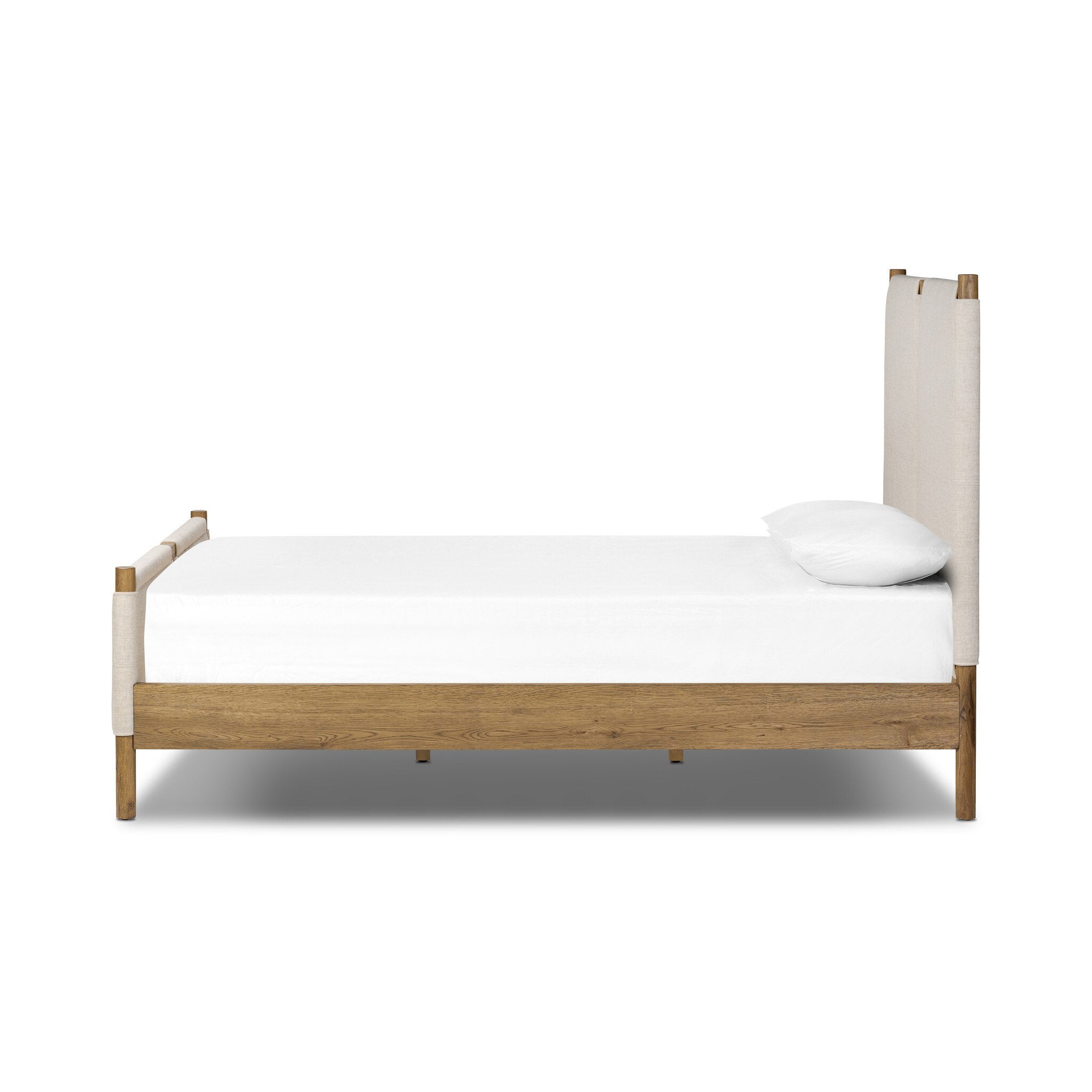 Four Hands Salado Bed — Antigo Natural-Worn Oak Veneer-Worn Oak-King