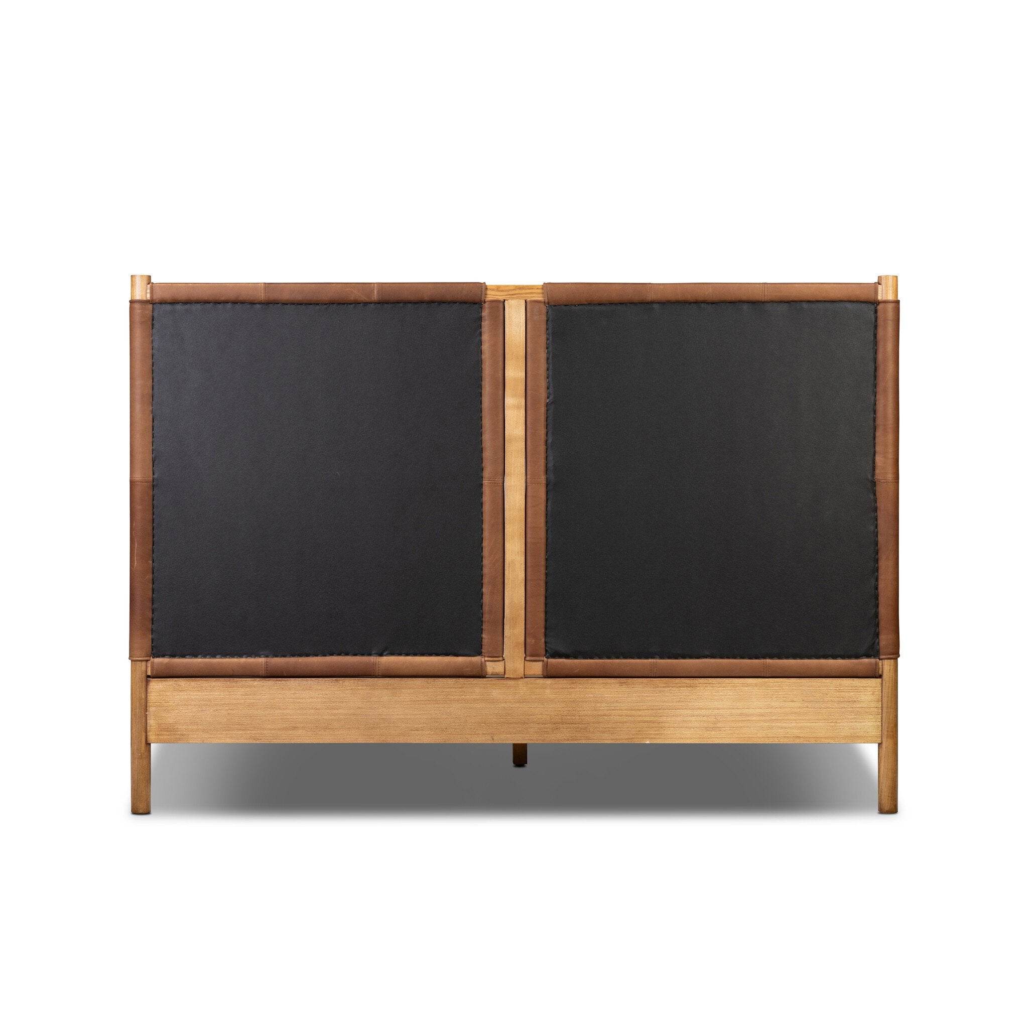 Four Hands Salado Bed — Heirloom Sienna-Natural Ash Veneer-Natural Ash Solid-Cal King