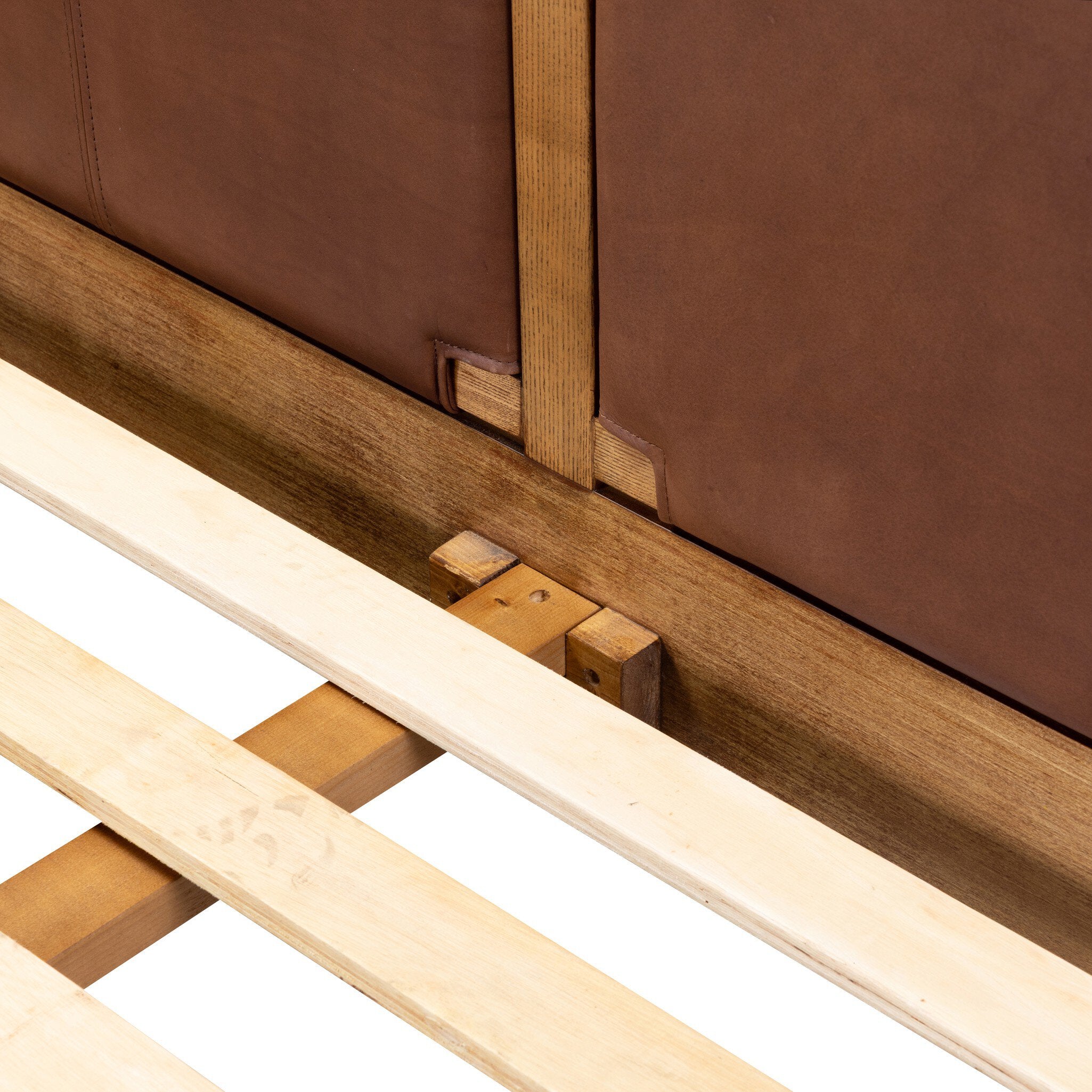 Four Hands Salado Bed — Heirloom Sienna-Natural Ash Veneer-Natural Ash Solid-Cal King