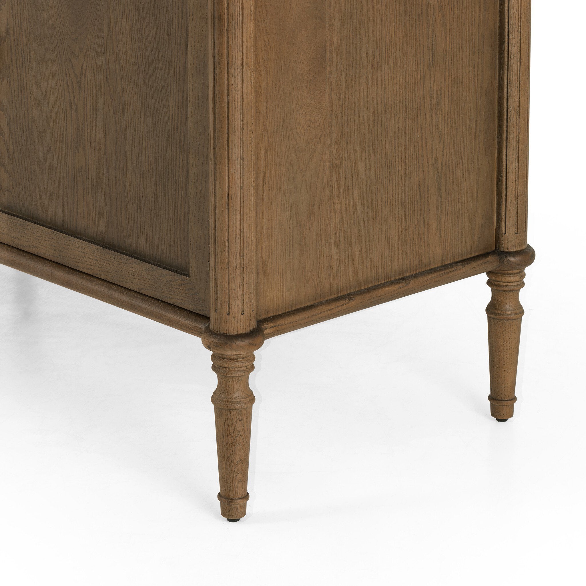 Four Hands Toulouse Sideboard — Toasted Oak Veneer-Toasted Oak-Aged Brass