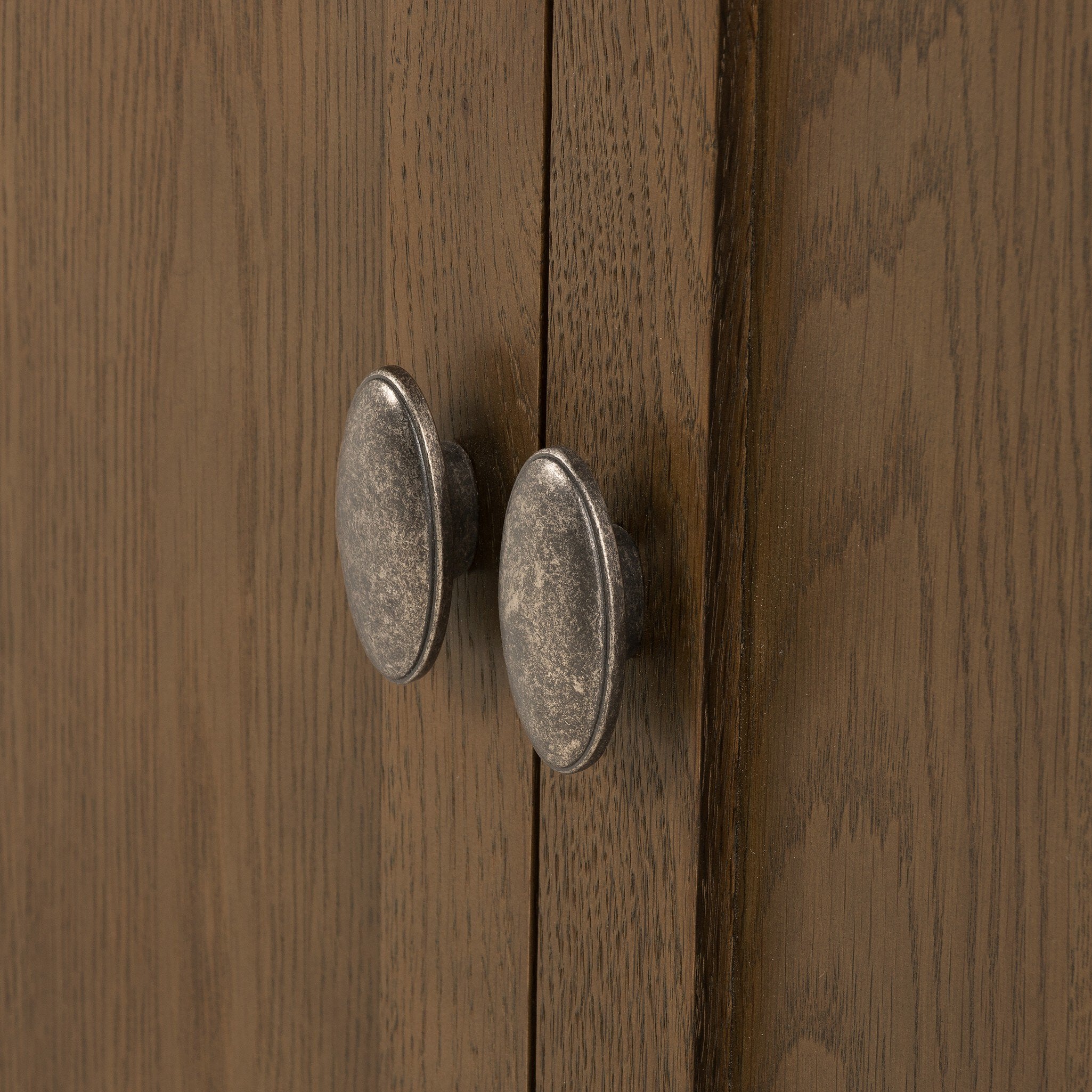 Four Hands Toulouse Sideboard — Toasted Oak Veneer-Toasted Oak-Aged Brass