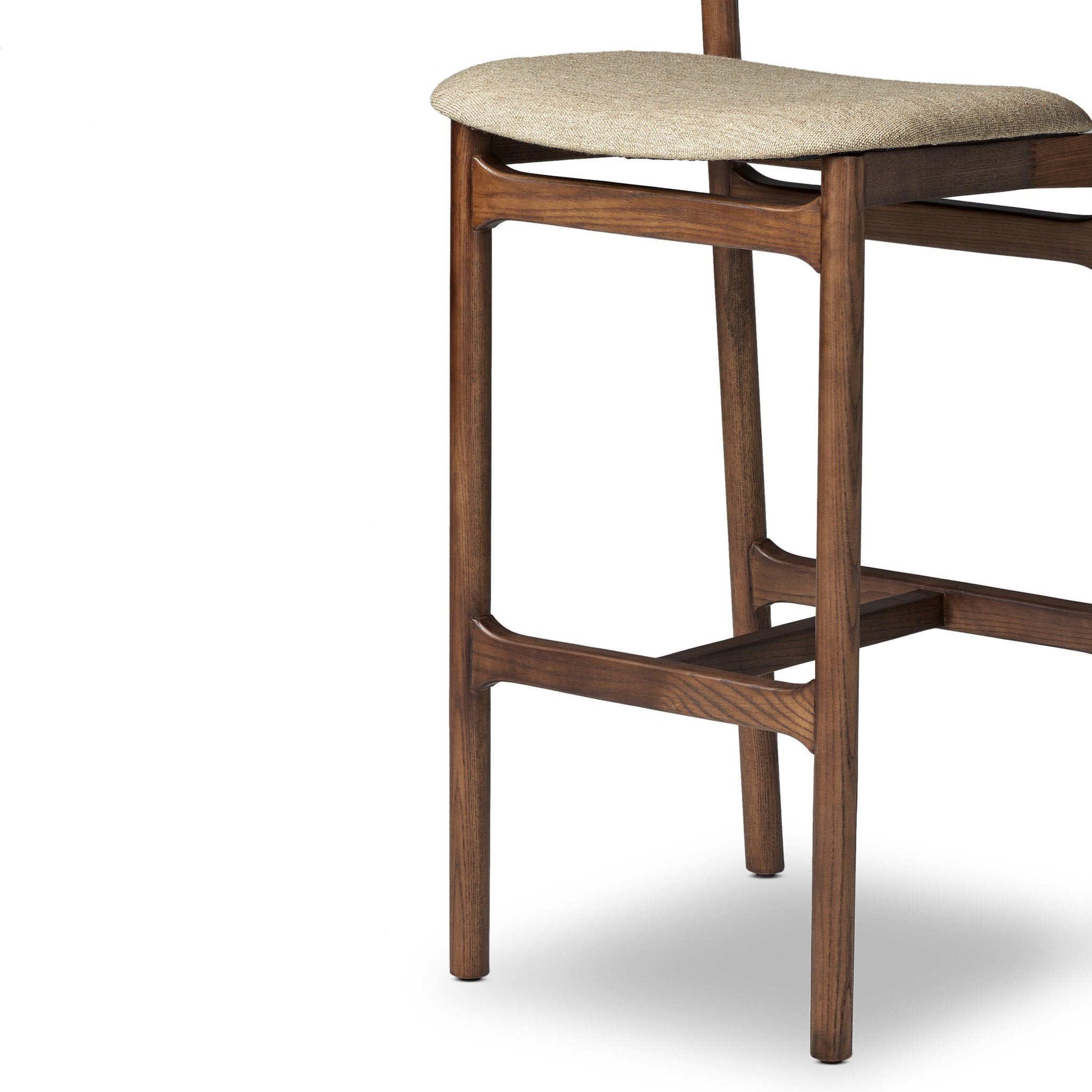 Four Hands Baden Bar + Counter Stool — Alcala Wheat-Sienna Brown-Sonoma Coco-Bar