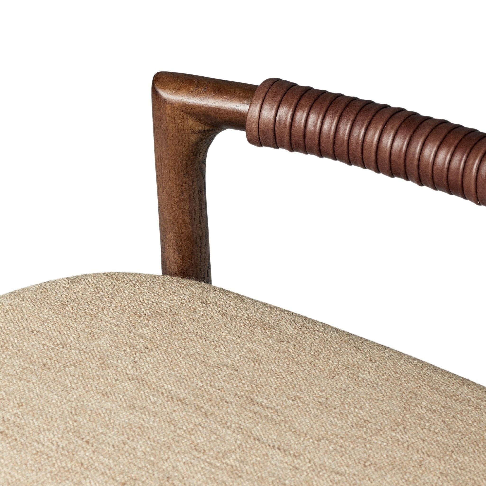 Four Hands Baden Bar + Counter Stool — Alcala Wheat-Sienna Brown-Sonoma Coco-Bar