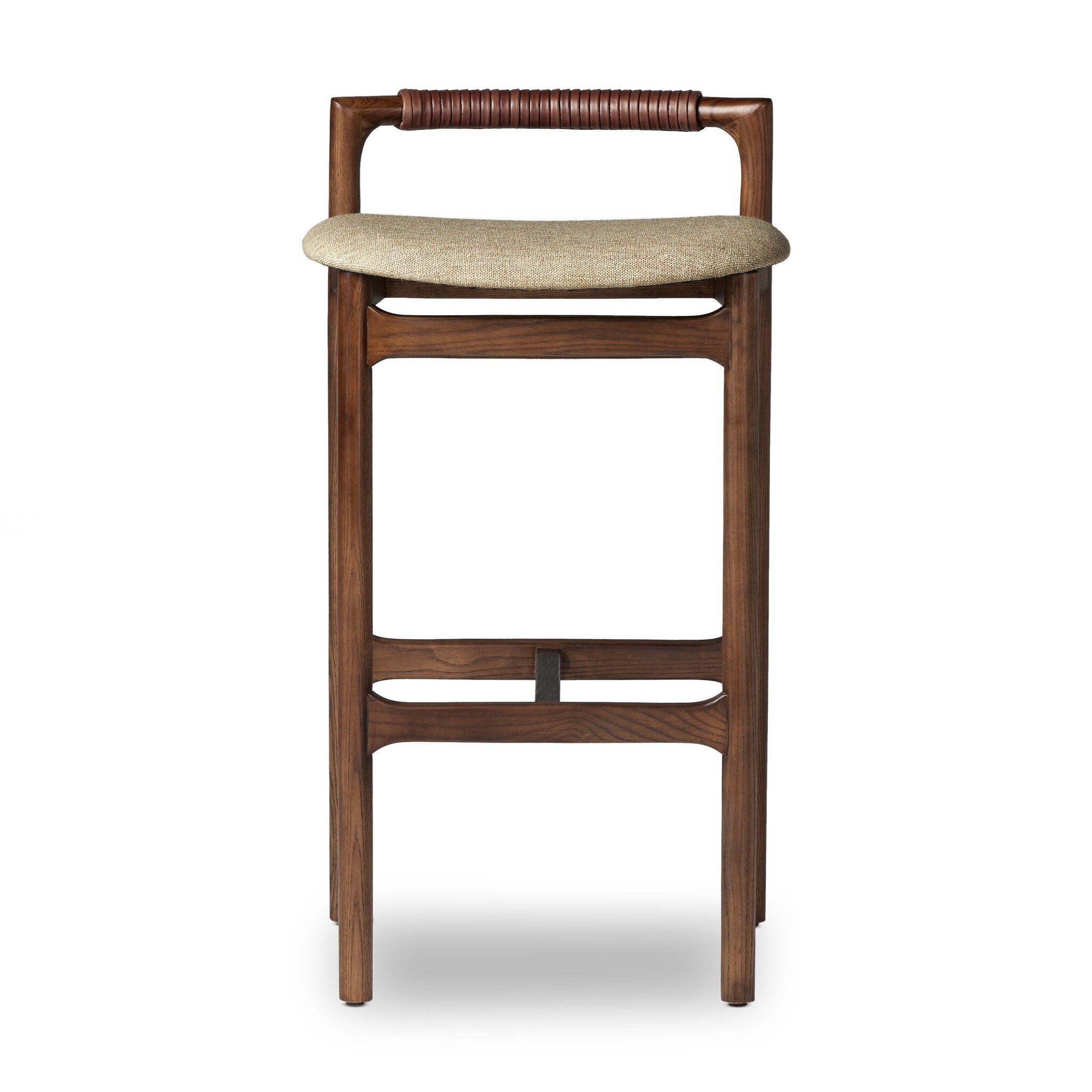 Four Hands Baden Bar + Counter Stool — Alcala Wheat-Sienna Brown-Sonoma Coco-Bar