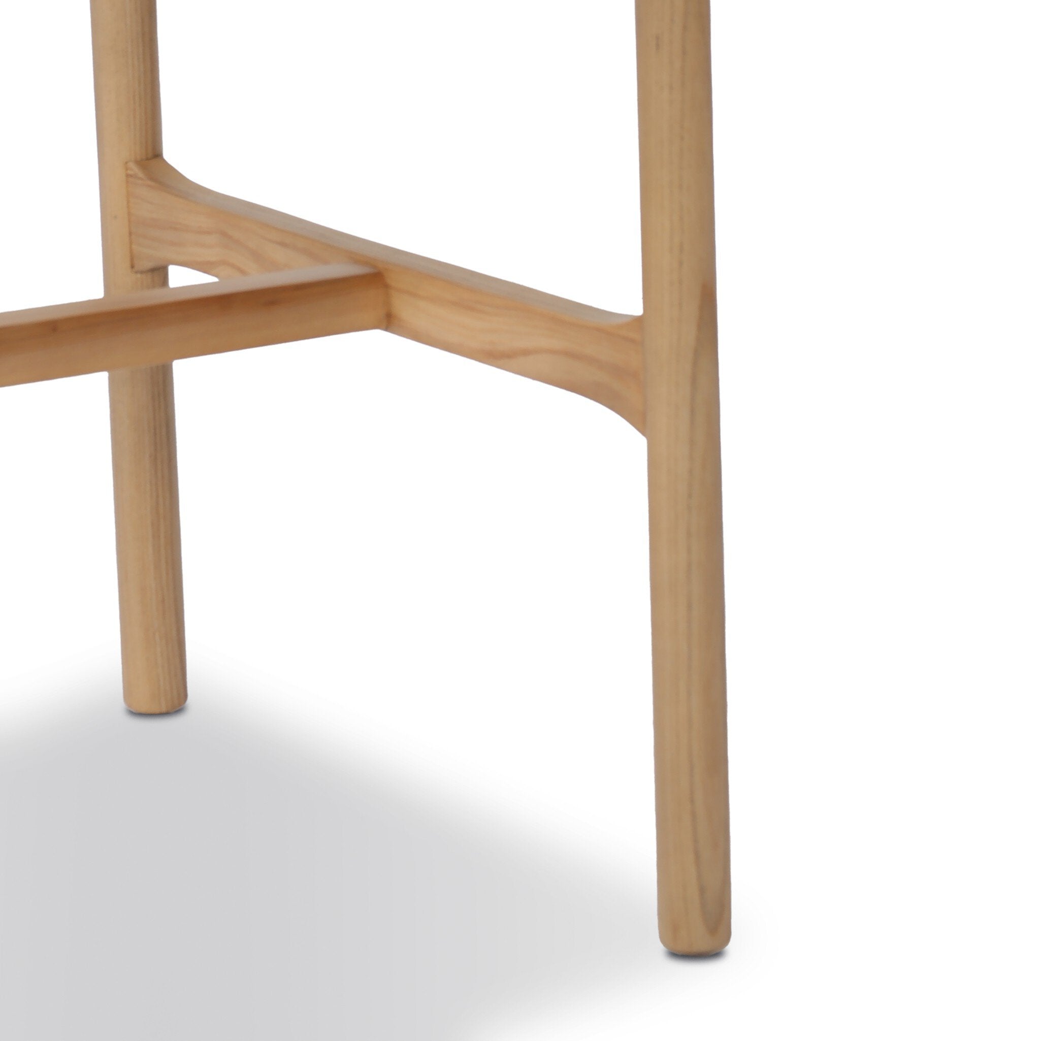Four Hands Baden Bar + Counter Stool — Toasted Ash-Natural Paper Cord-Antwerp Cafe-Bar