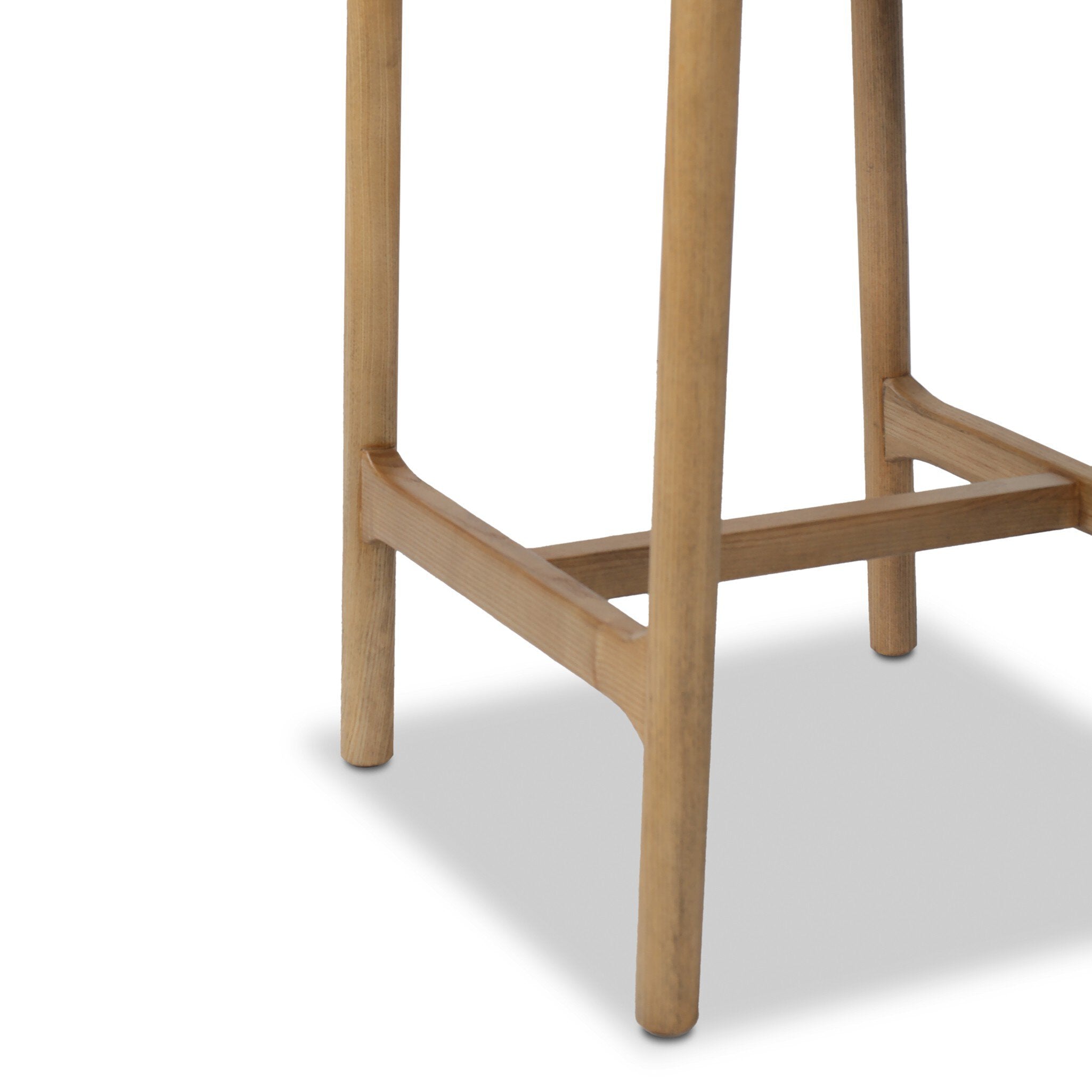 Four Hands Baden Bar + Counter Stool — Toasted Ash-Natural Paper Cord-Antwerp Cafe-Counter