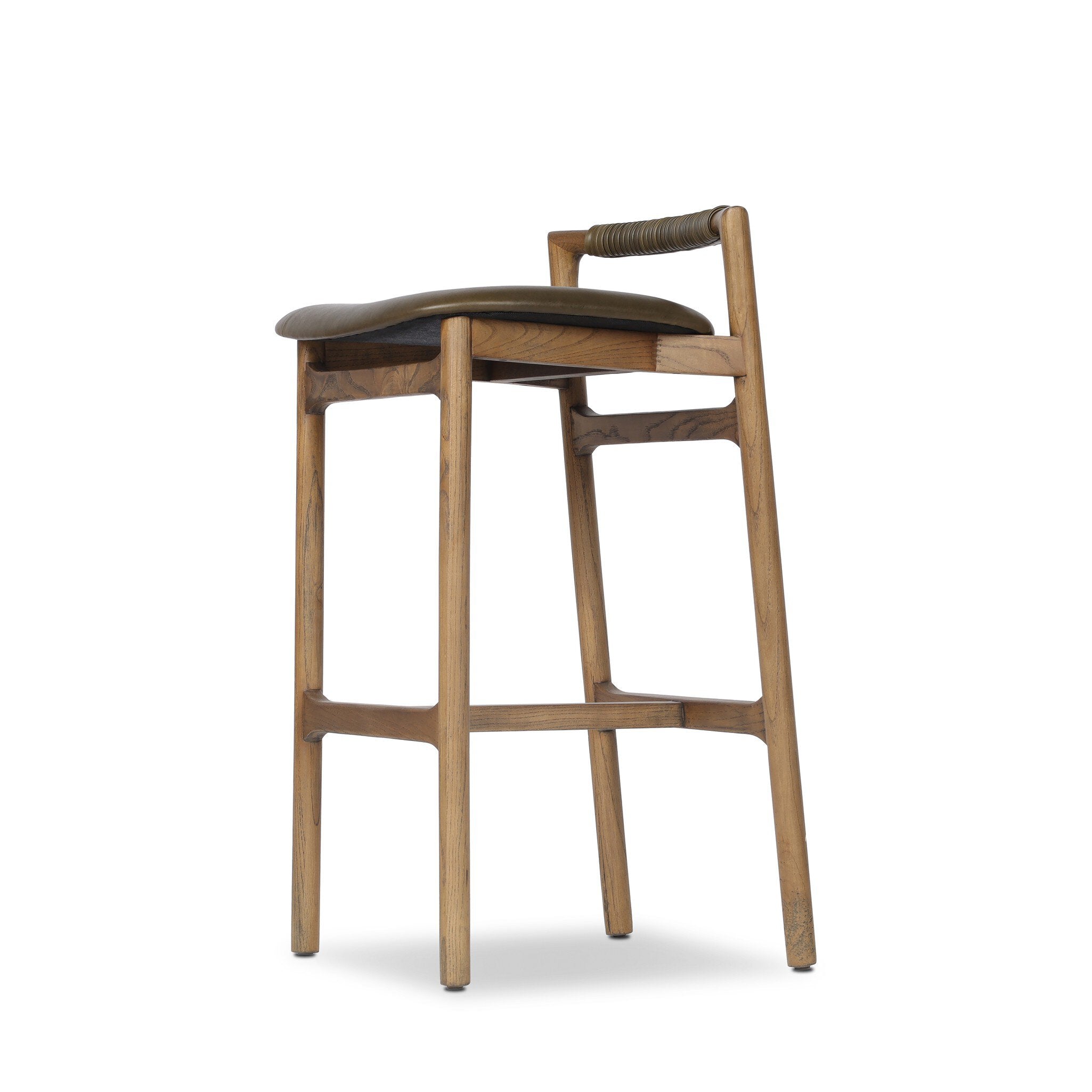 Four Hands Baden Bar + Counter Stool — Dulane Moss-Toasted Nettlewood-Counter