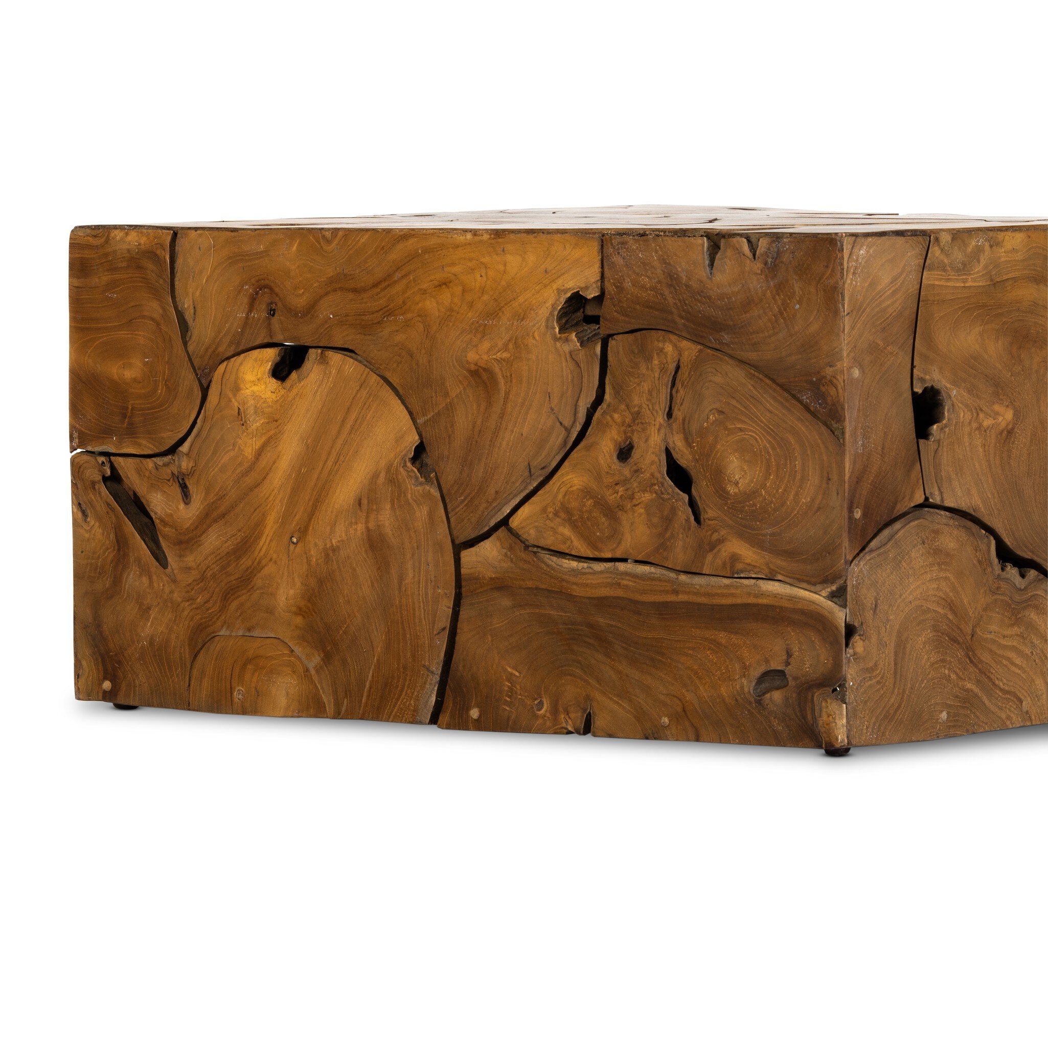 Four Hands Tomlin Outdoor Bunching Table — Teak Root