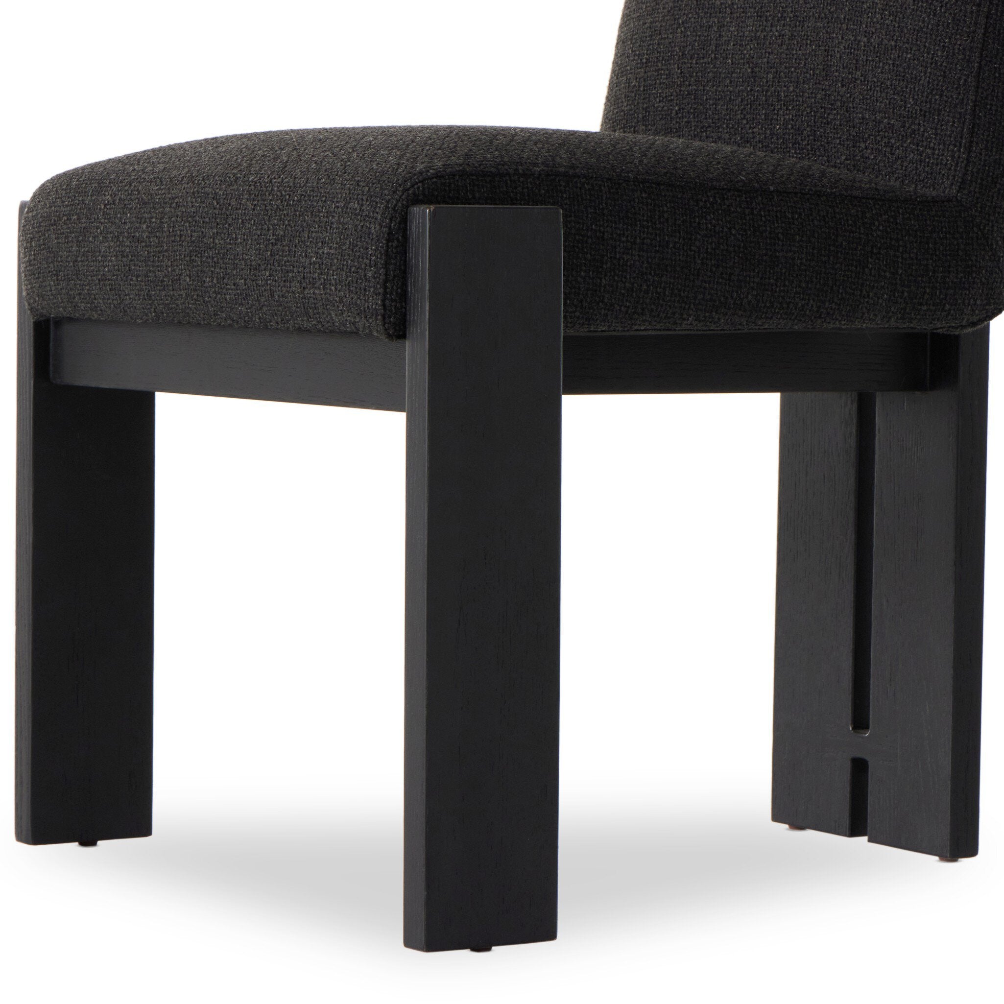 Four Hands Roxy Dining Chair — Gibson Black-Brushed Ebony Oak