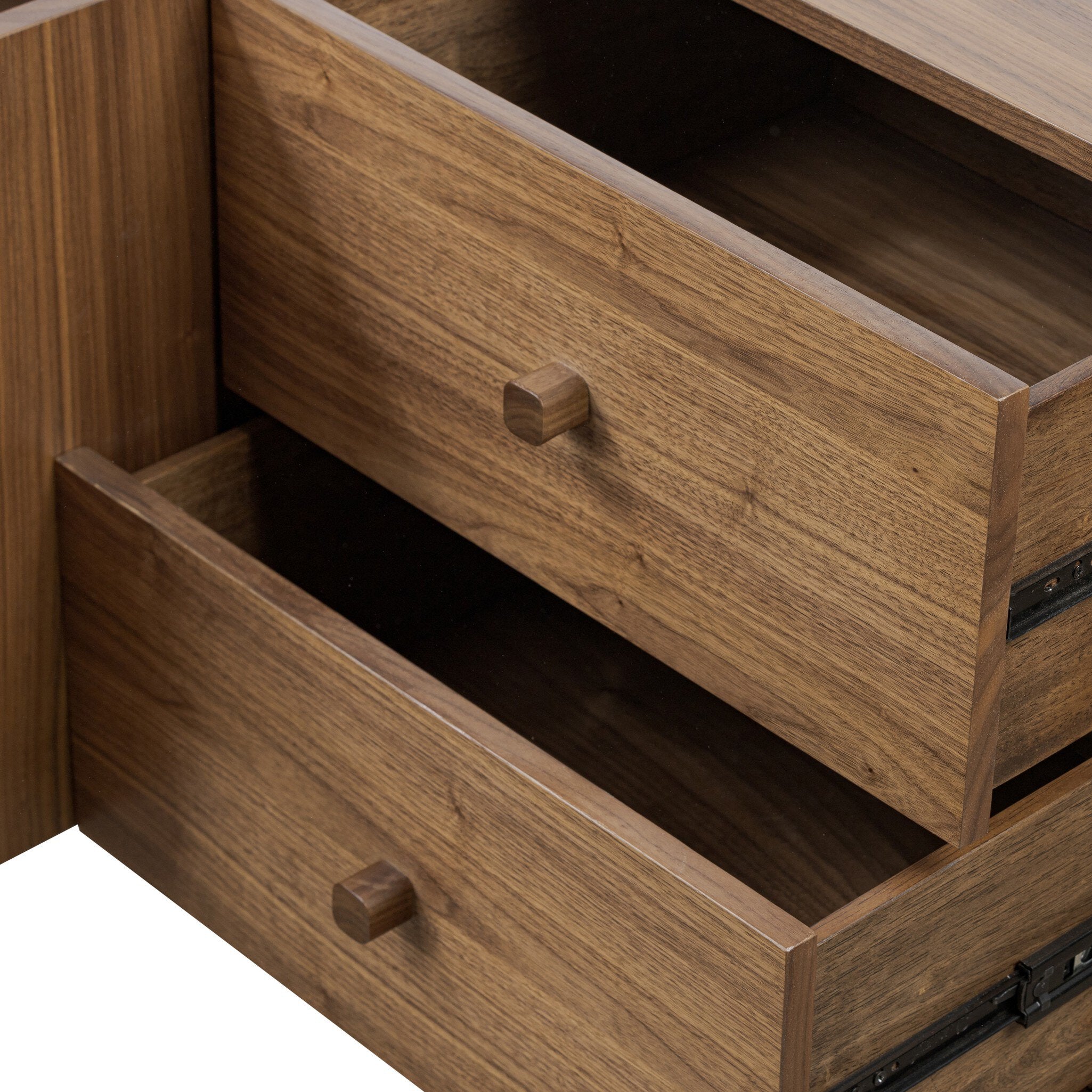 Four Hands Arturo Media Console — Natural Walnut-Natural Walnut Veneer