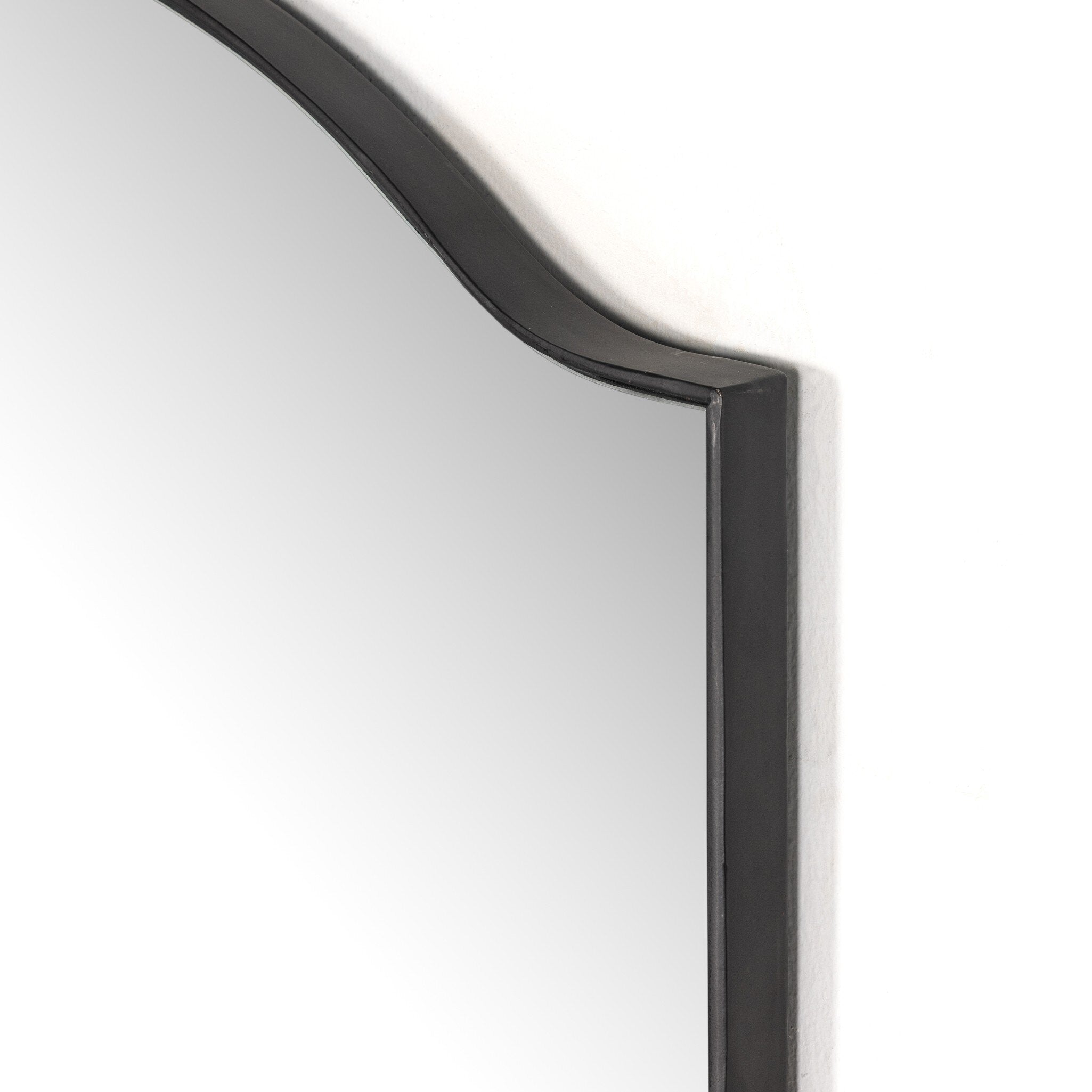 Four Hands Jacques Small Mirror — Gunmetal-Mirror