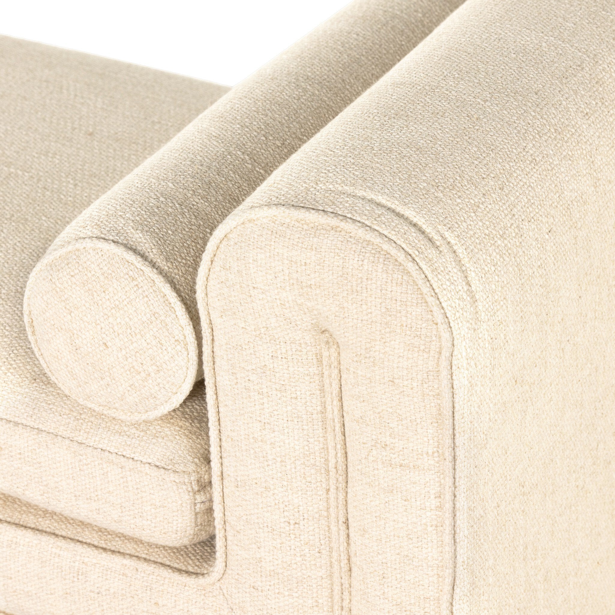 Four Hands Mitchell Accent Bench — Thames Cream