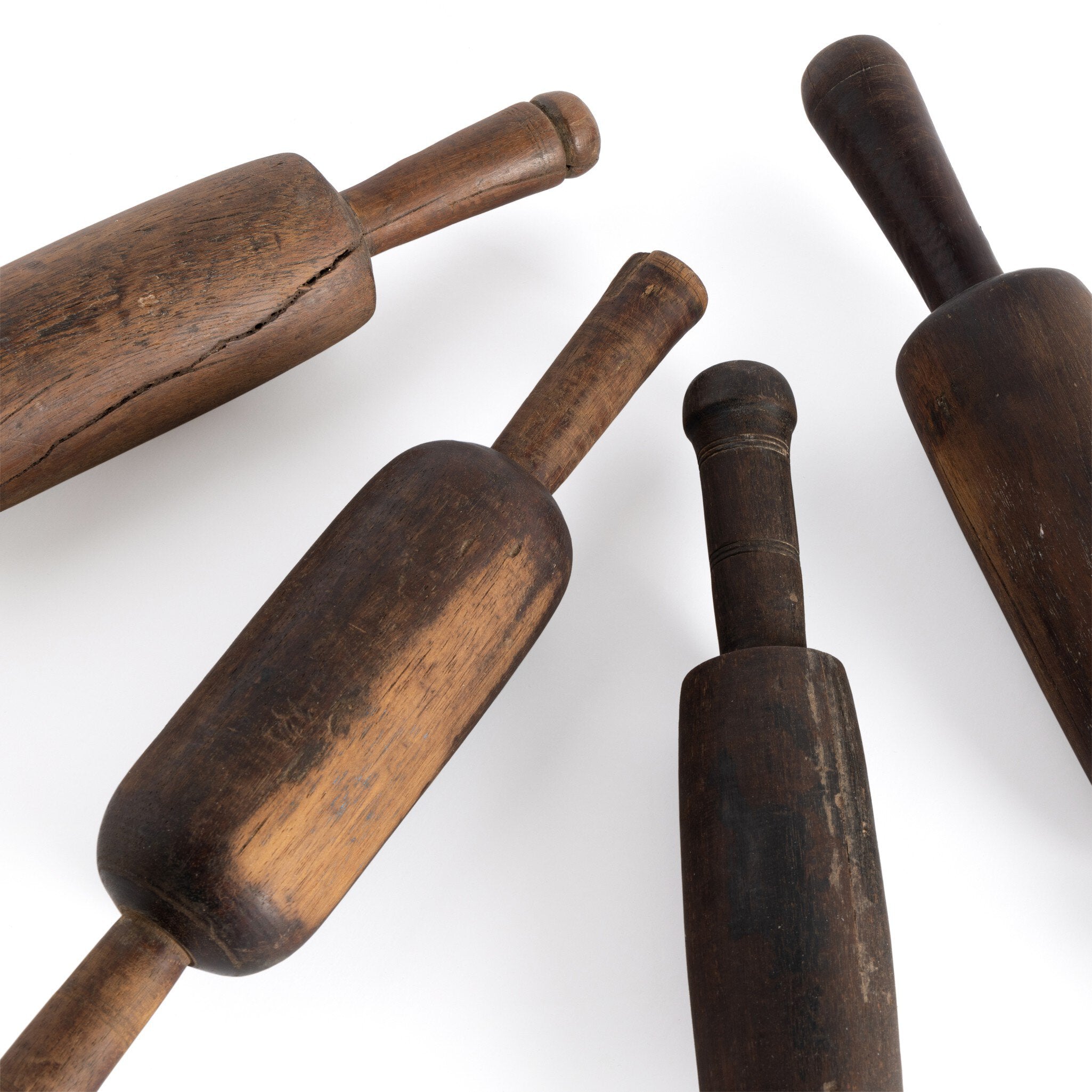Four Hands Found Chapati Rollers, Set Of 4 — Reclaimed Natural