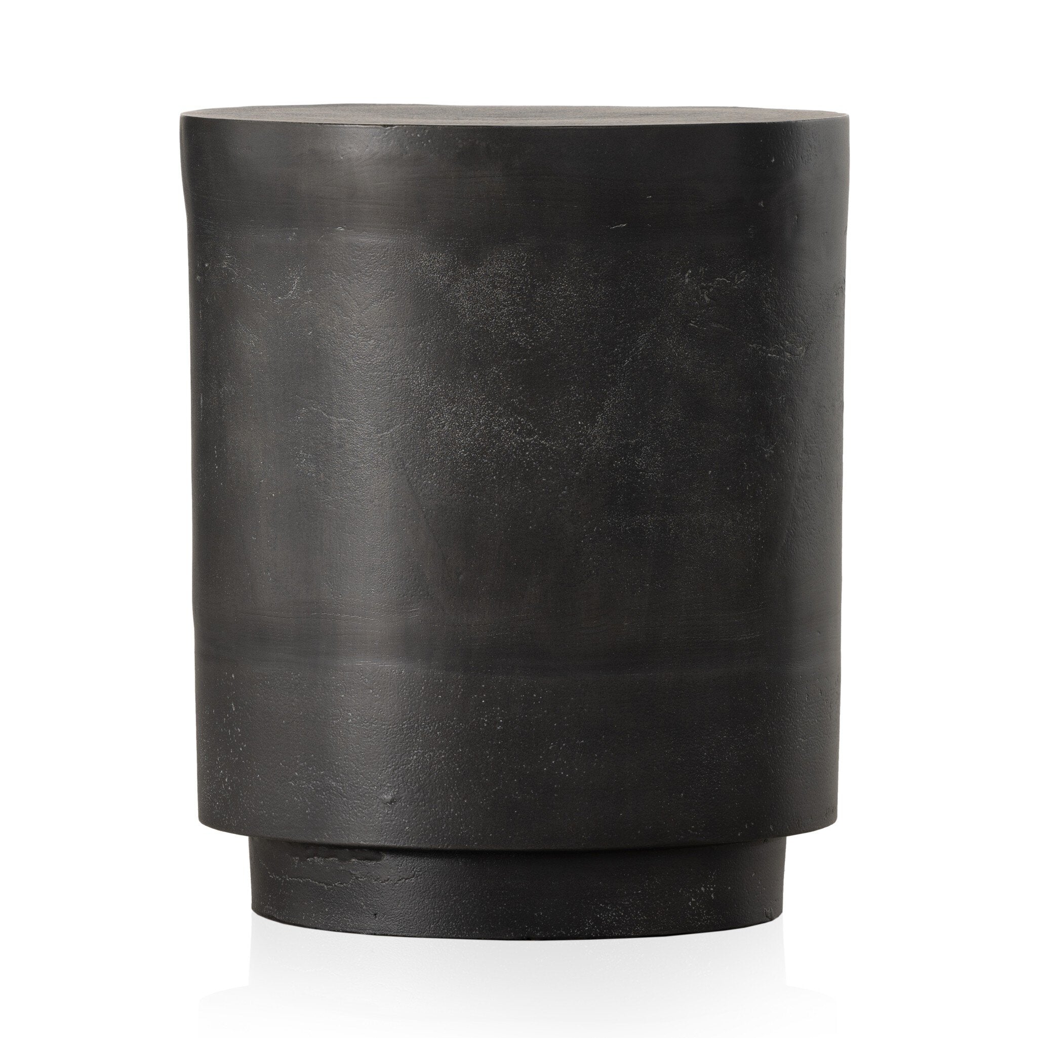 Four Hands Javi Outdoor End Table — Aged Grey