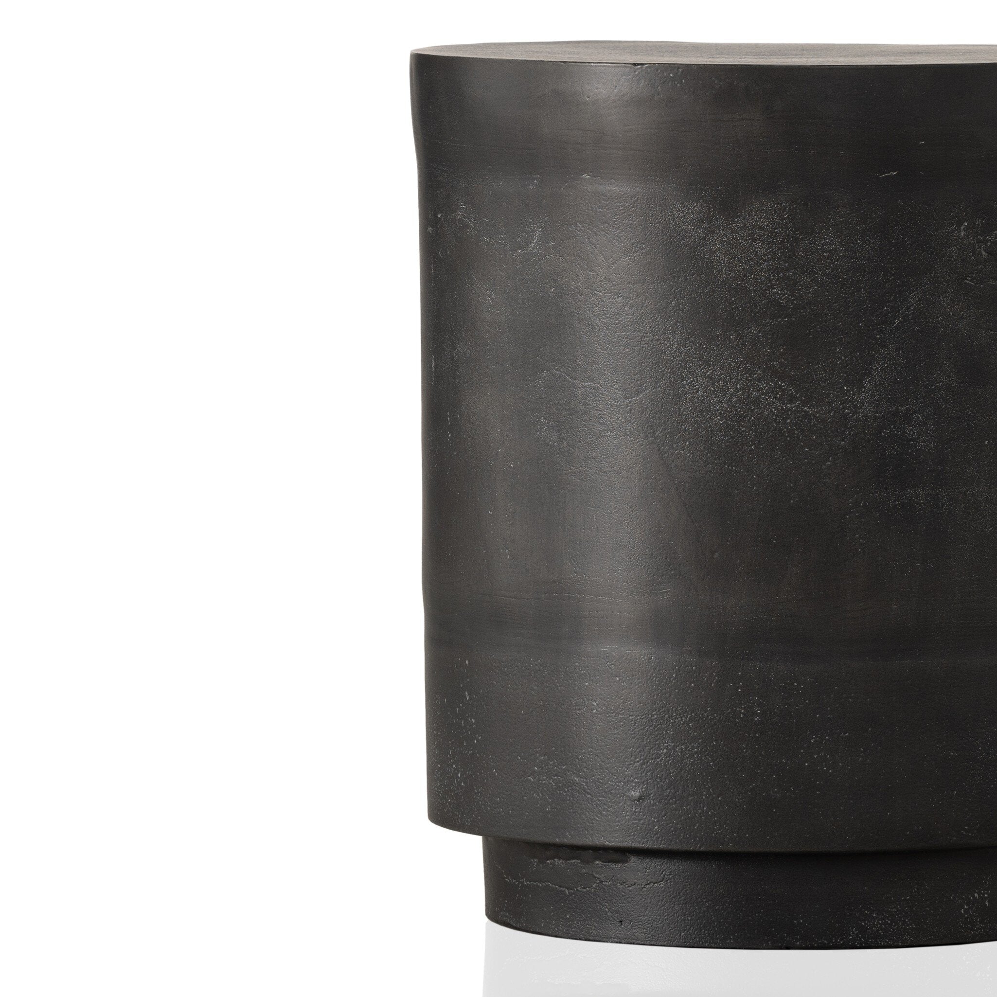 Four Hands Javi Outdoor End Table — Aged Grey