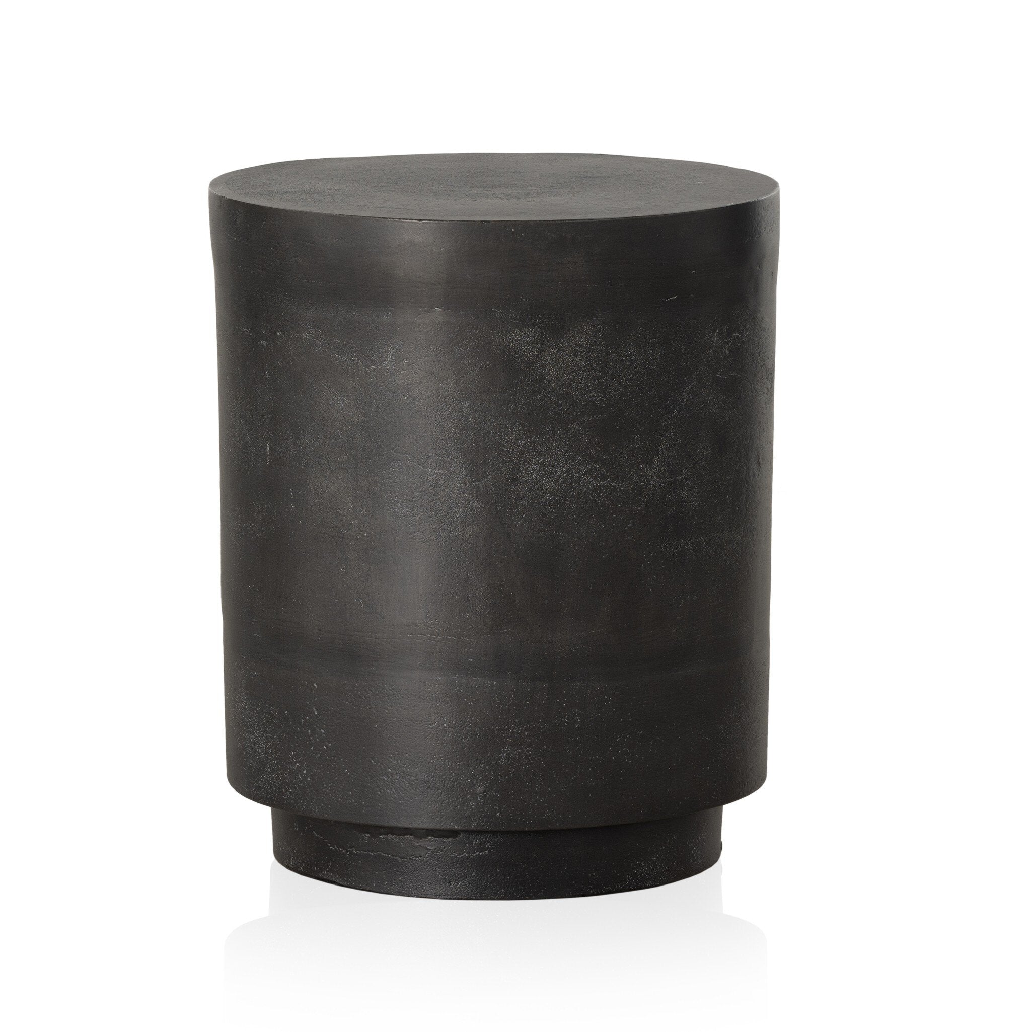 Four Hands Javi Outdoor End Table — Aged Grey