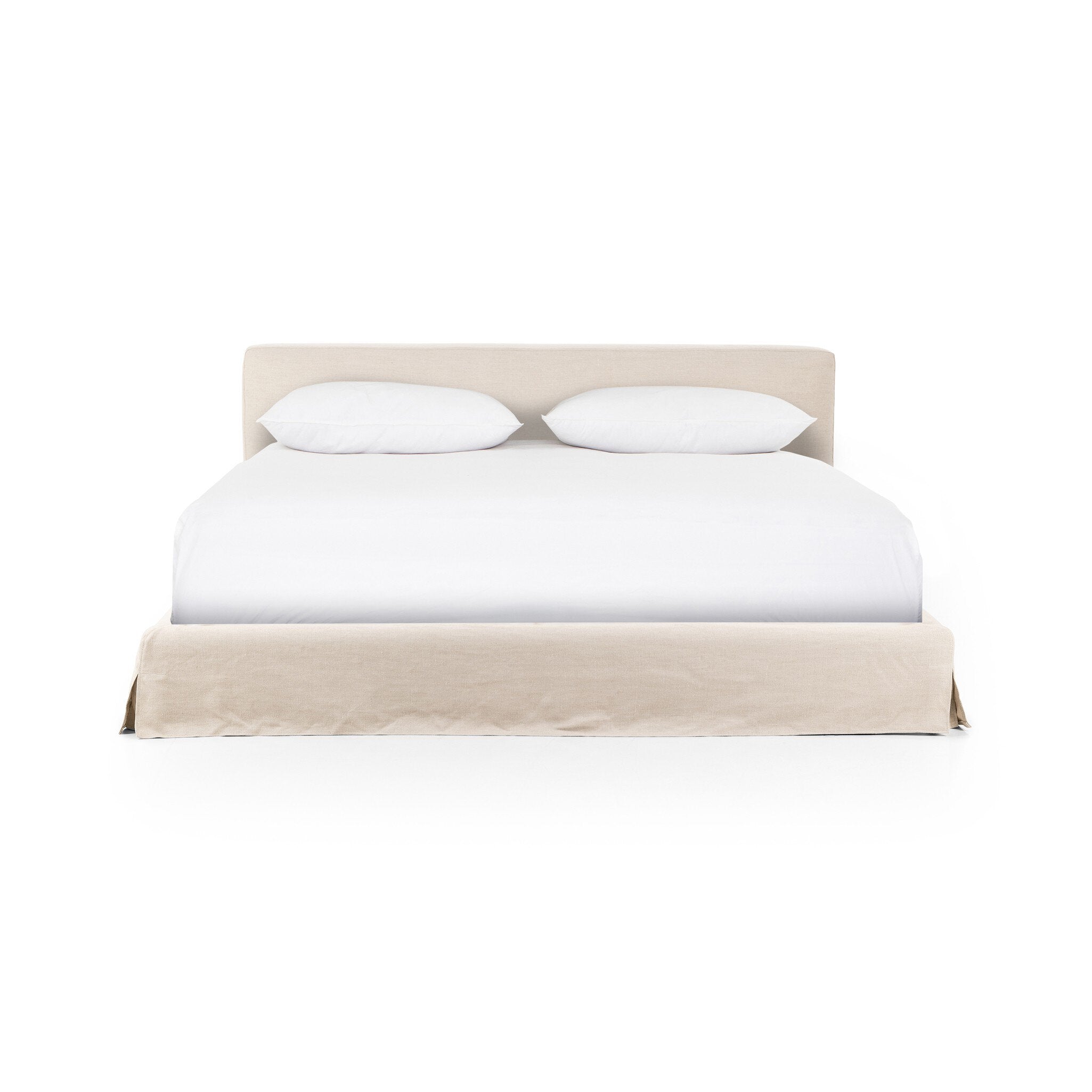 Four Hands Aidan Slipcover Bed — Brussels Natural-King