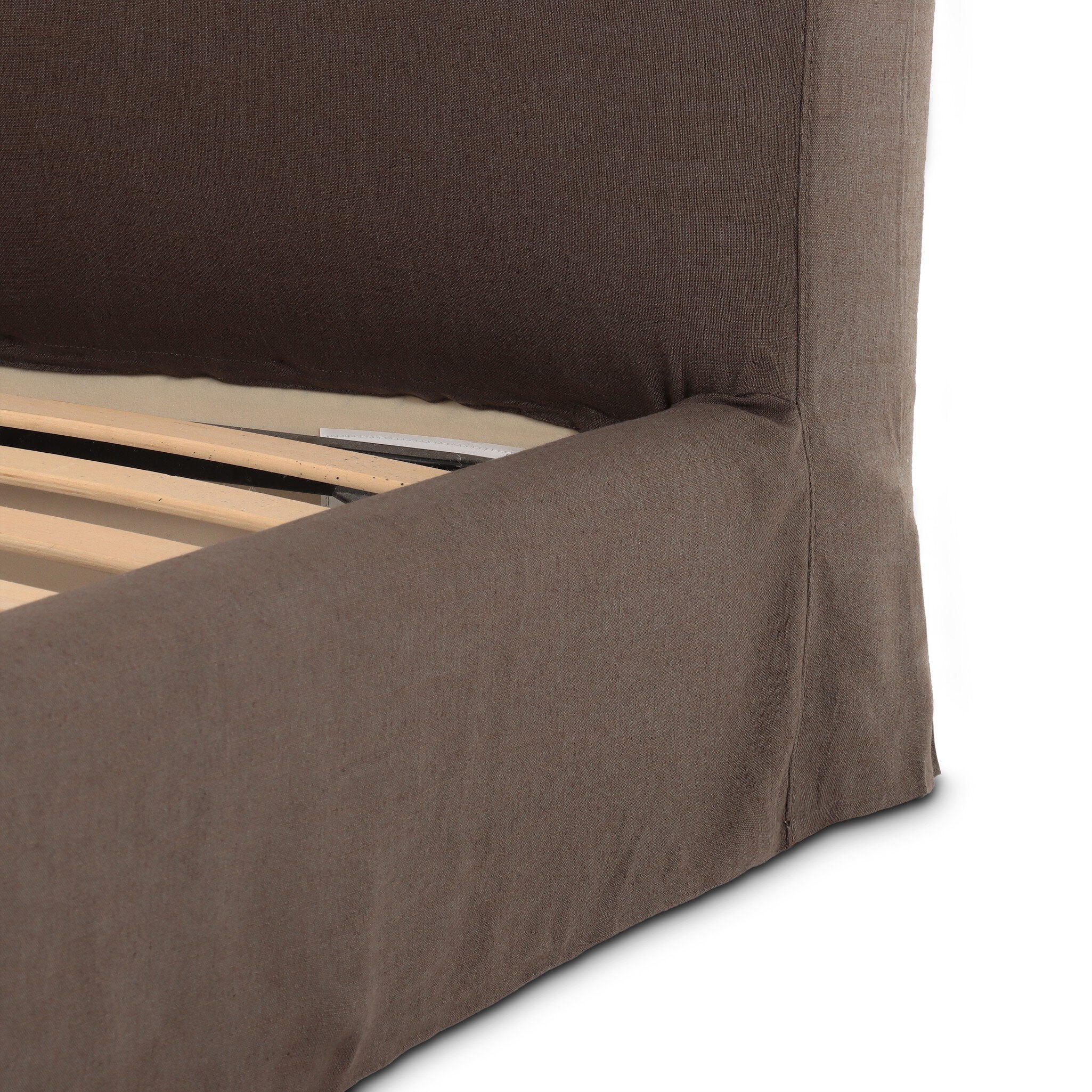 Four Hands Aidan Slipcover Bed — Savoy Coffee-Queen