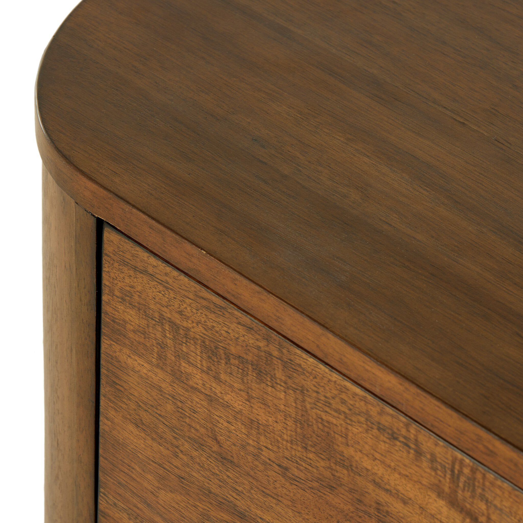 Four Hands Paden Nightstand — Seasoned Brown Acacia-Seasoned Brown Acacia Solid