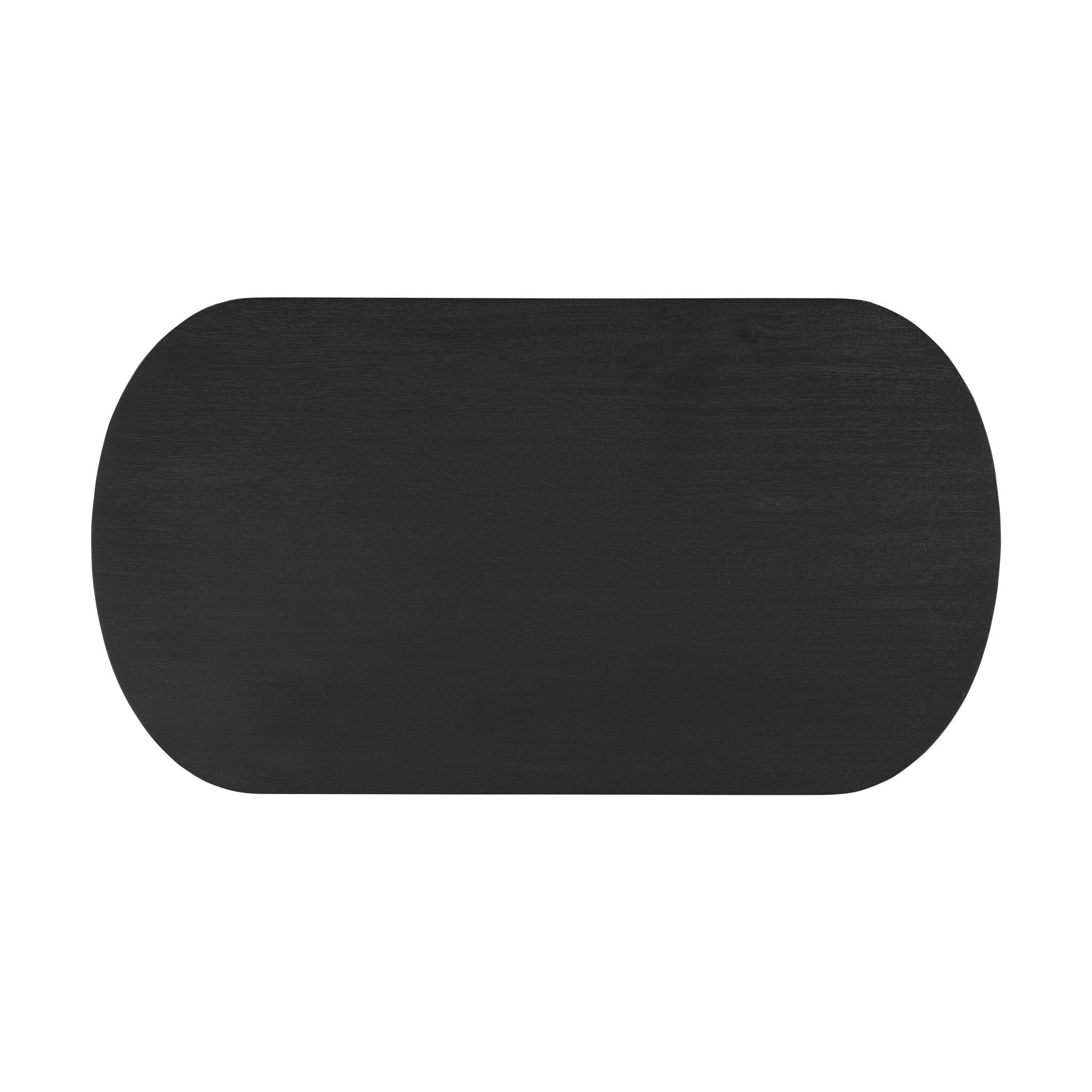 Four Hands Paden Nightstand — Aged Black Acacia-Aged Black Acacia Solid