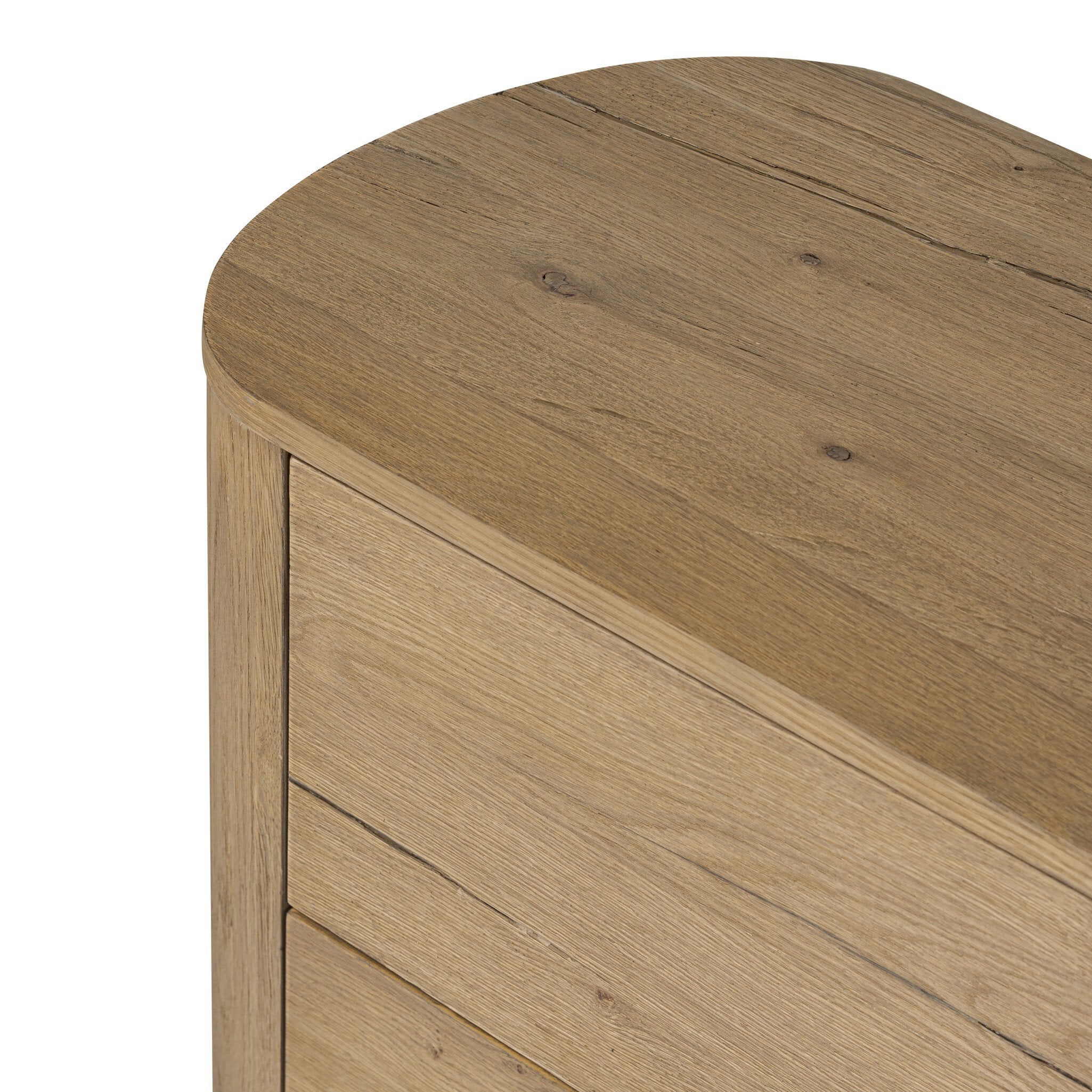 Four Hands Paden Nightstand — Worn Oak-Worn Oak Veneer