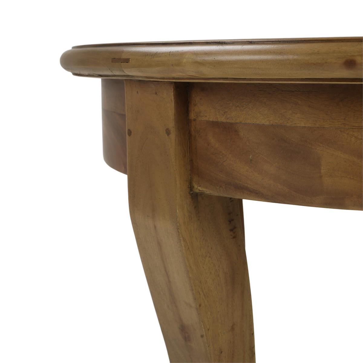 Bramble Bradley Round Side Table — Antique French Oak