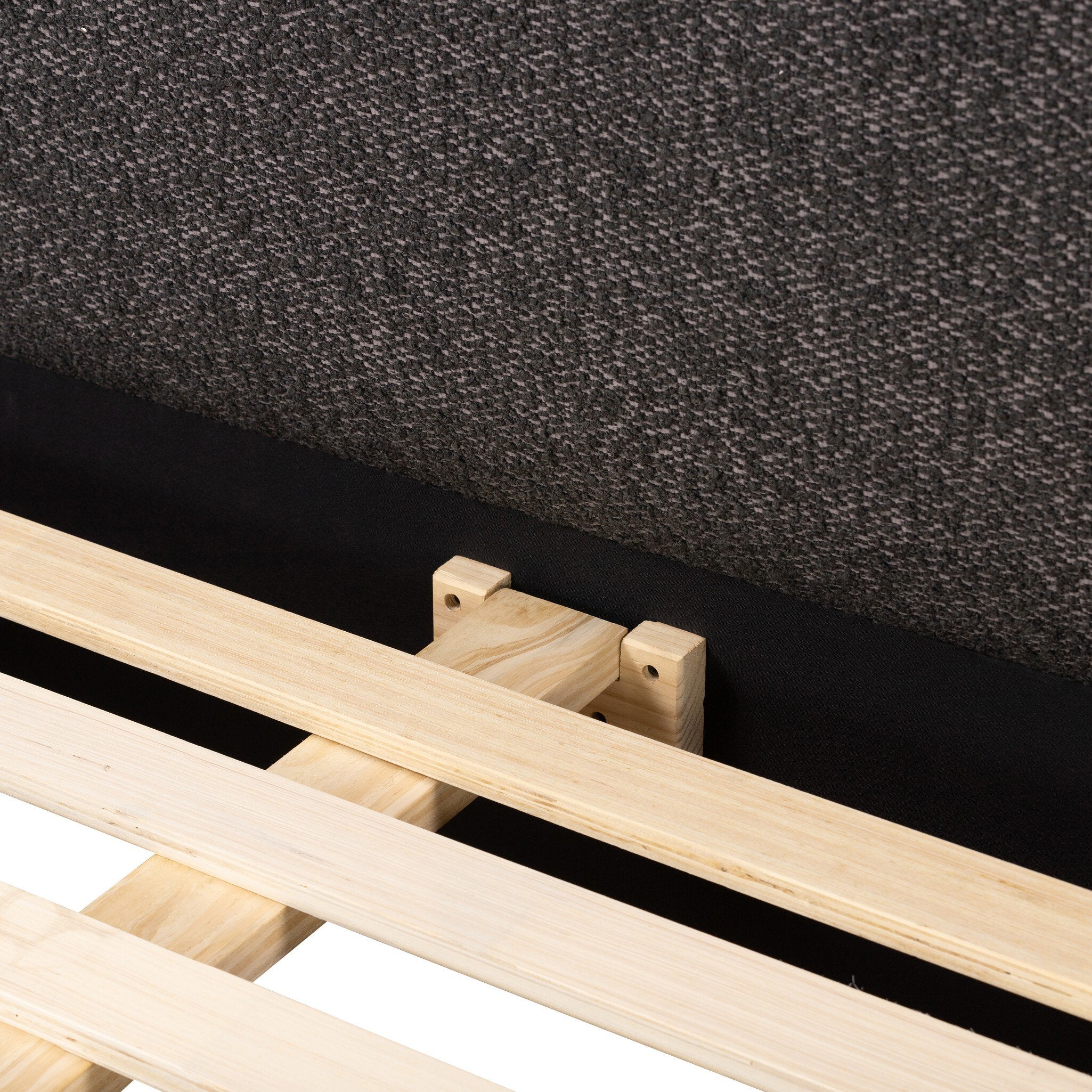 Four Hands Quincy Bed — Lisbon Charcoal-Black-King