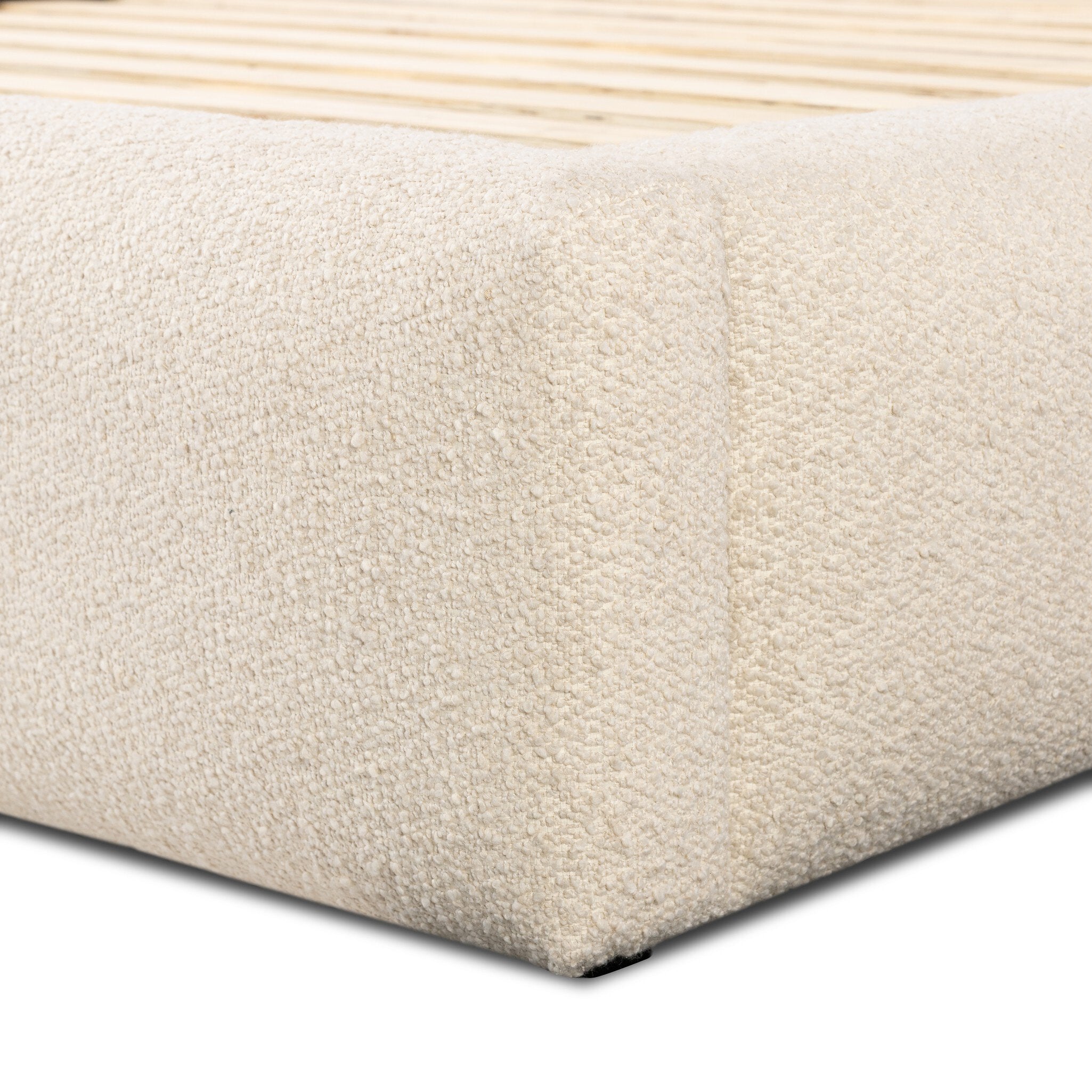 Four Hands Quincy Bed — Lisbon Cream-Black-King