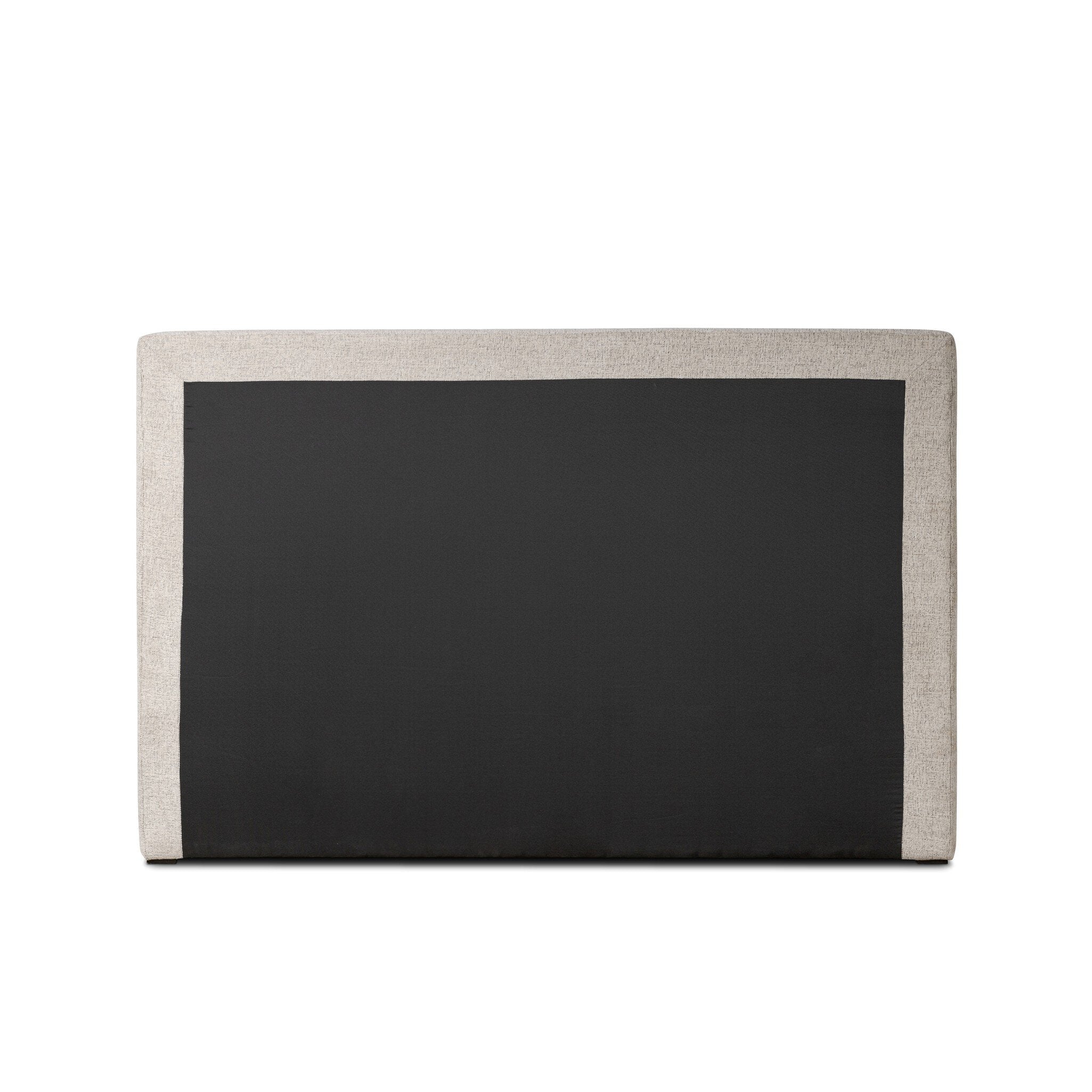 Four Hands Quincy Bed — Plushtone Linen-Black-Queen
