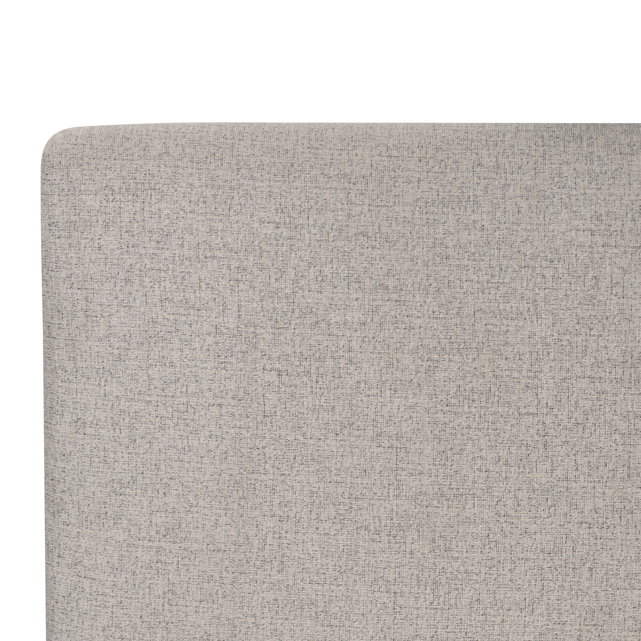 Four Hands Quincy Bed — Plushtone Linen-Black-Queen