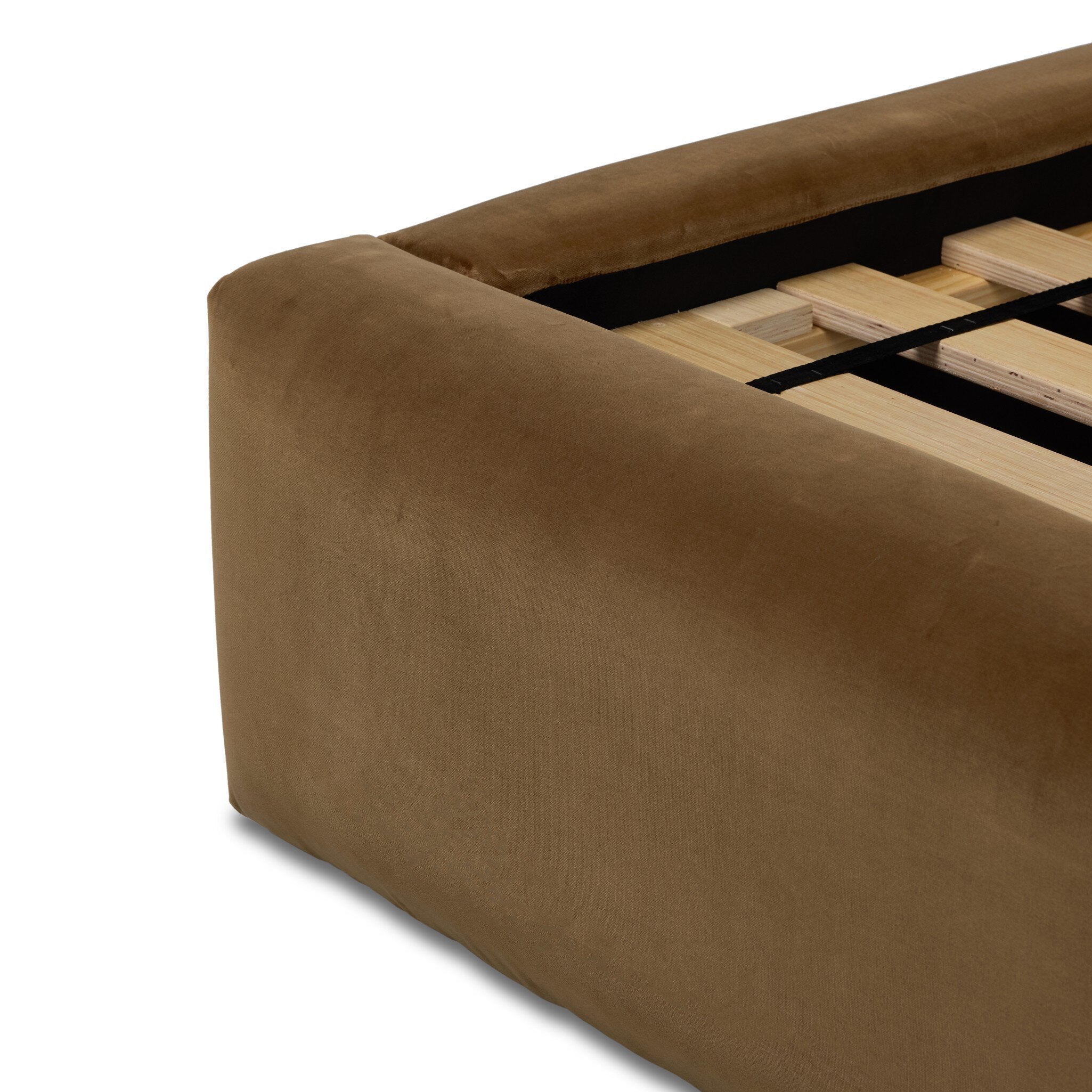Four Hands Quincy Bed — Surrey Ochre-Black-Queen