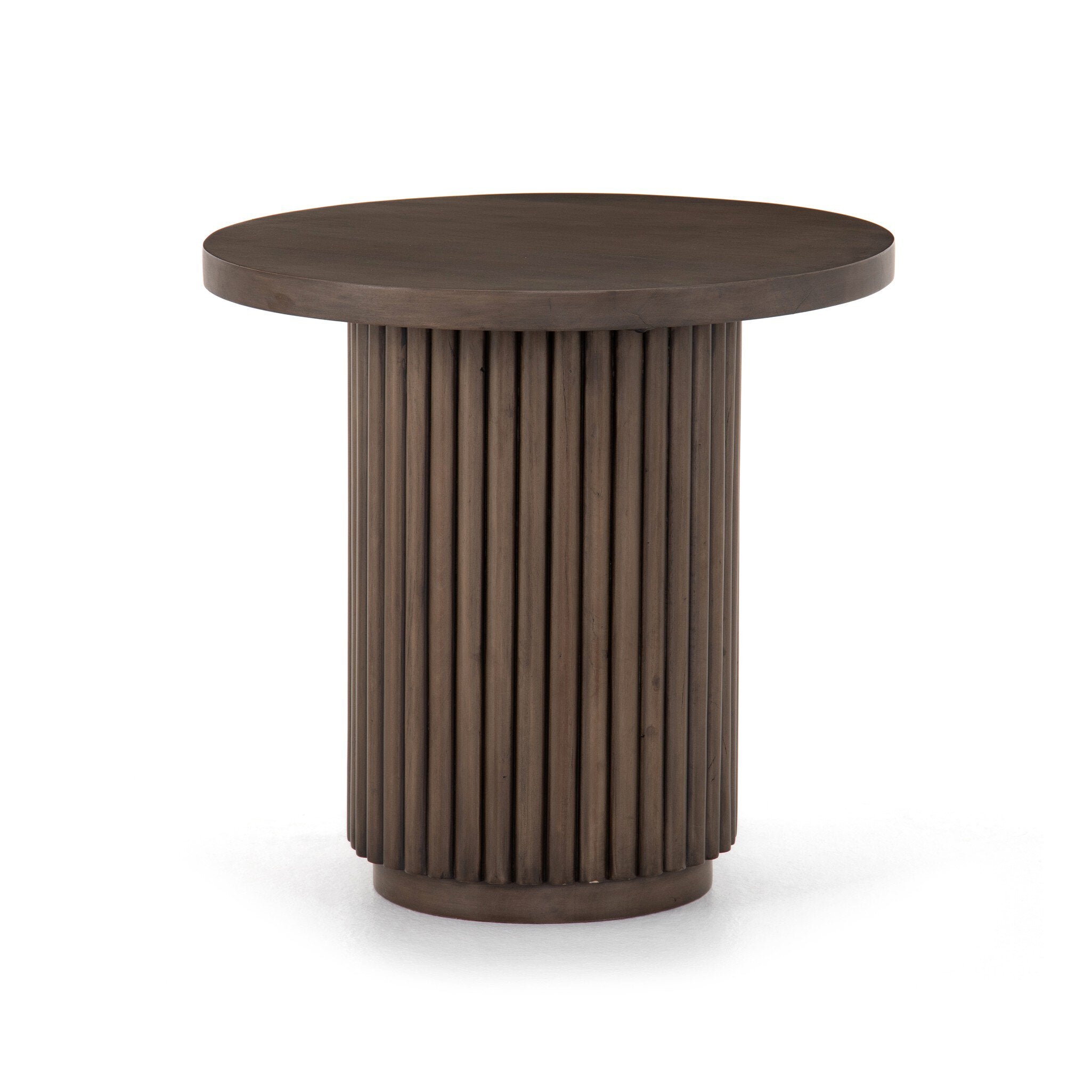Four Hands Rutherford End Table — Reclaimed Ashen Brown