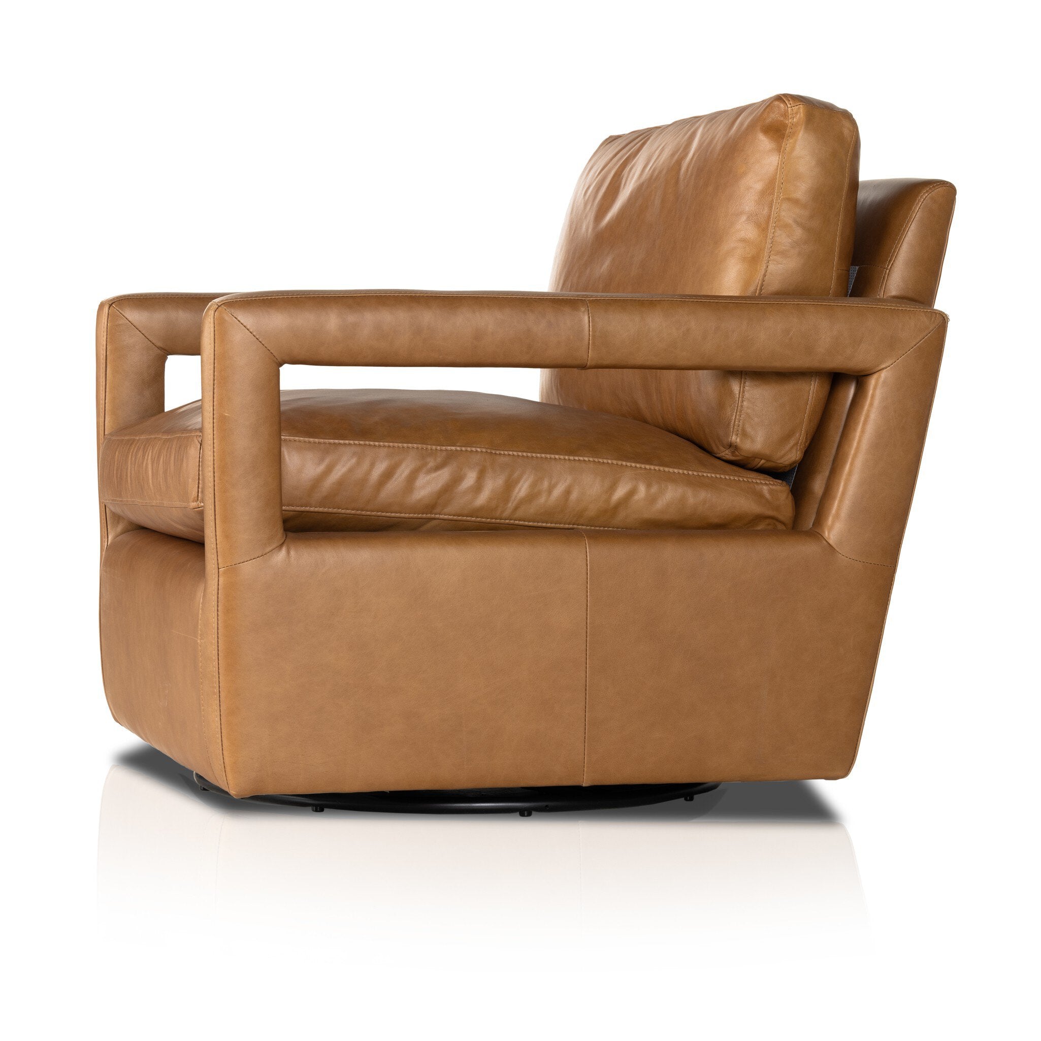 Four Hands Olson Swivel Chair — Sonoma Butterscotch