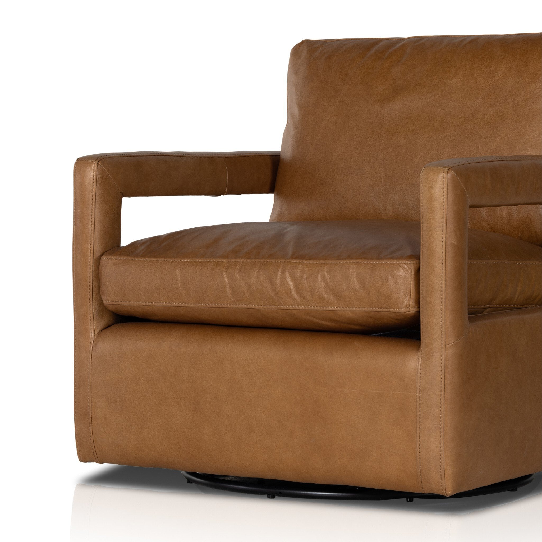Four Hands Olson Swivel Chair — Sonoma Butterscotch