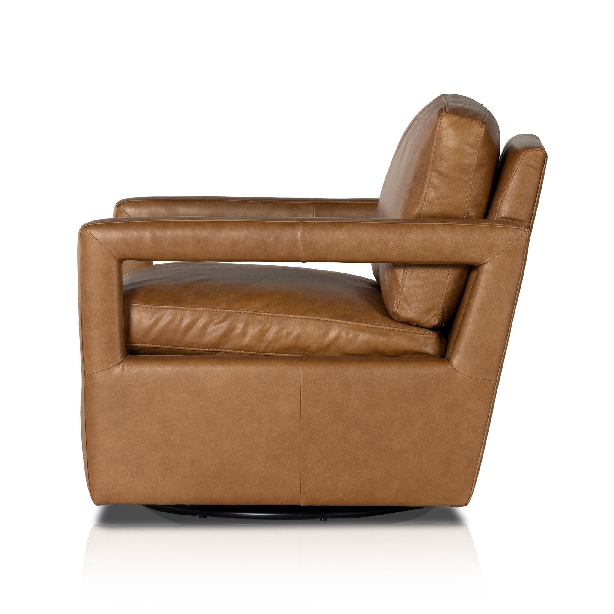 Four Hands Olson Swivel Chair — Sonoma Butterscotch