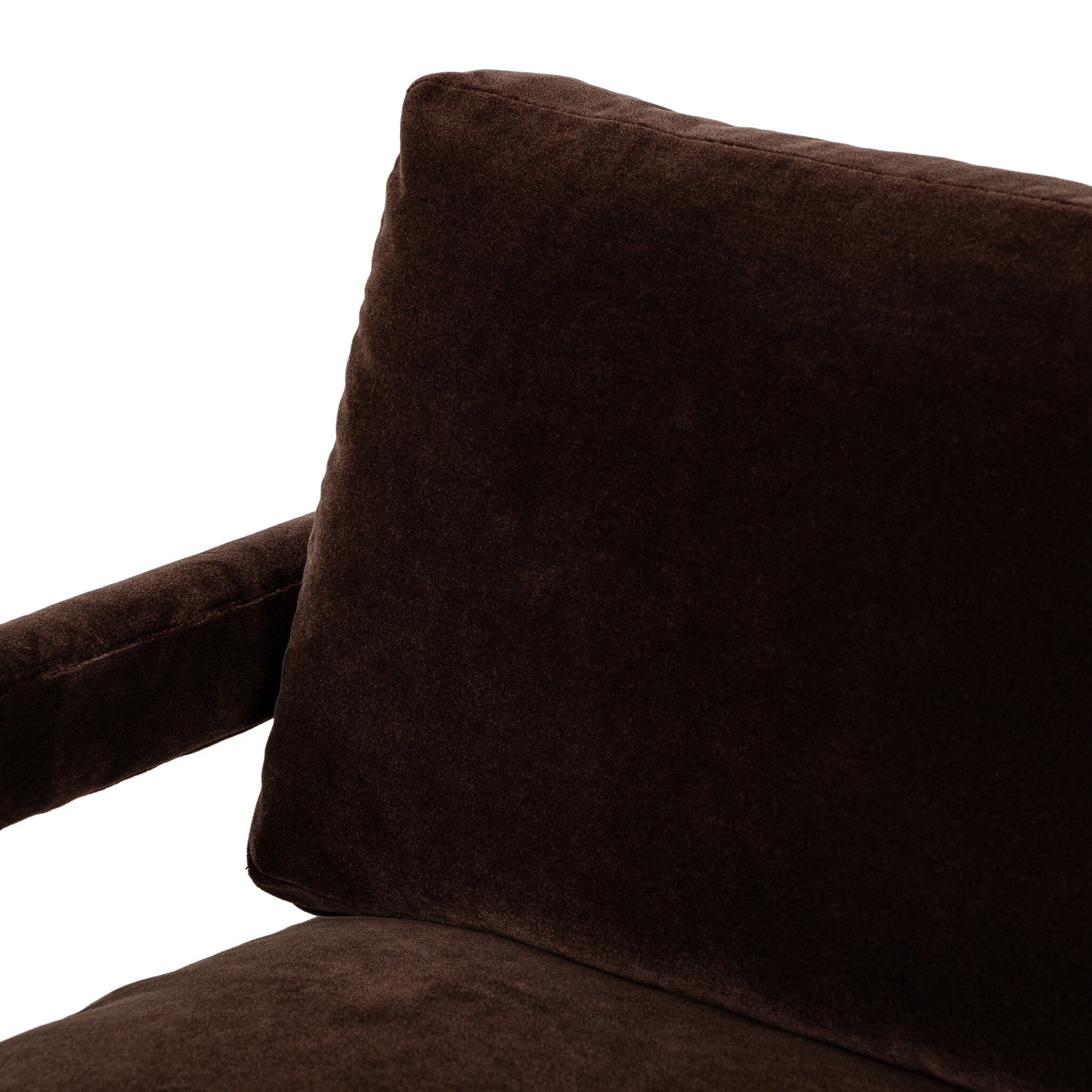 Four Hands Olson Swivel Chair — Monte Chocolate