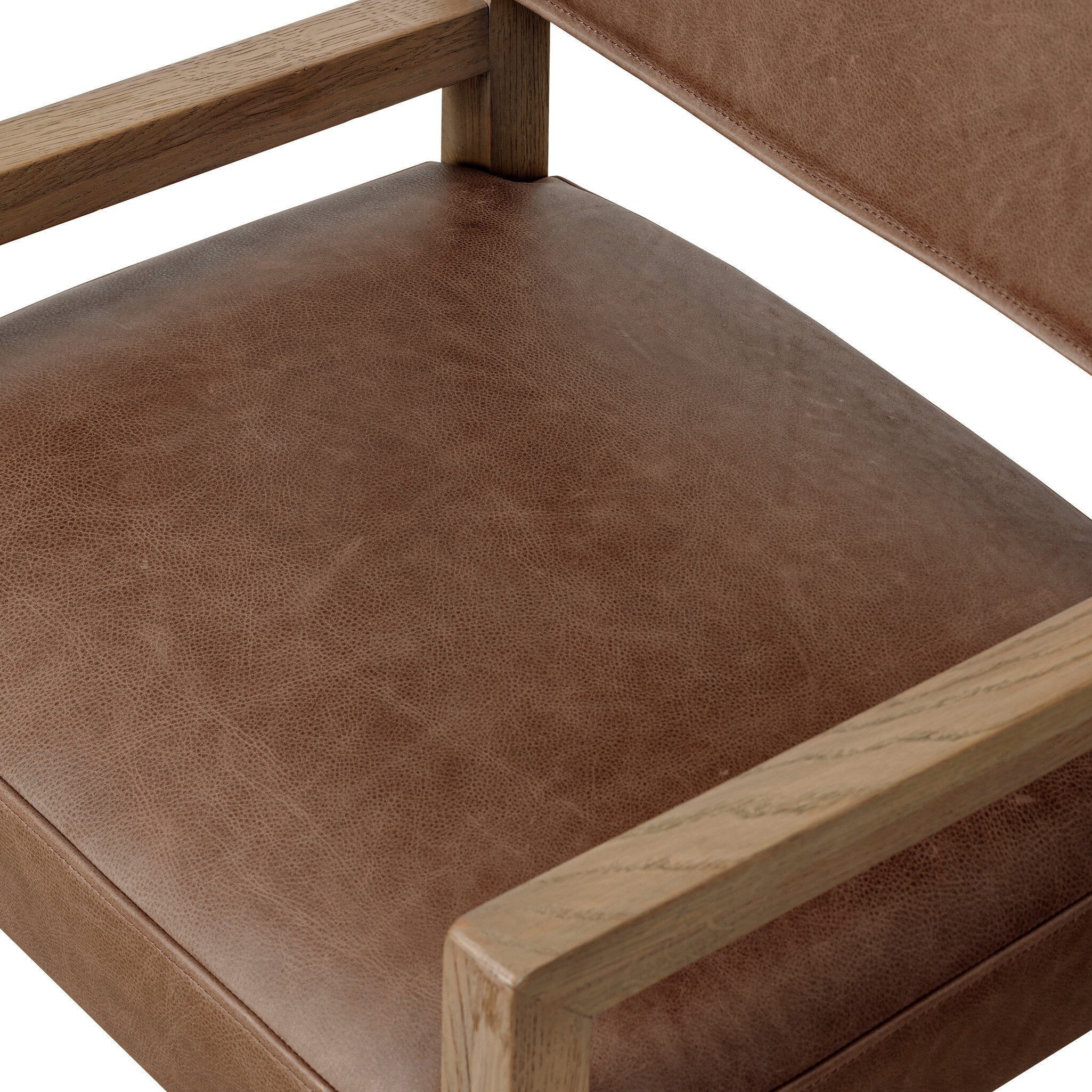Four Hands Ferris Dining Armchair — Palermo Cigar-Light Oak