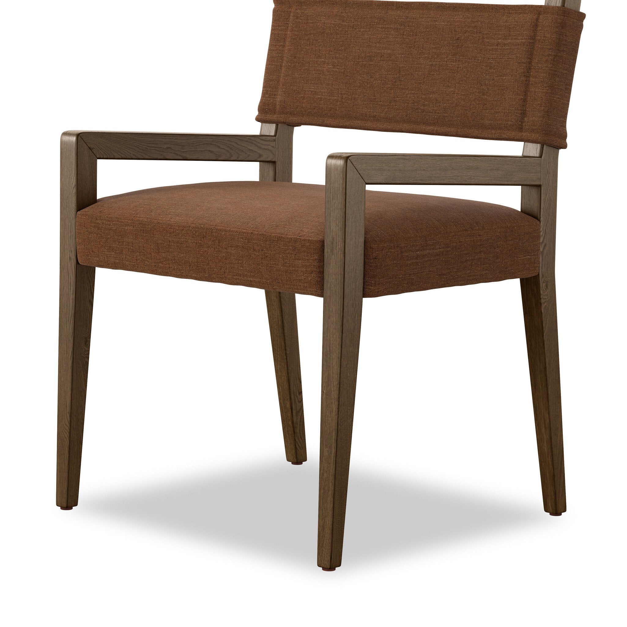 Four Hands Ferris Dining Armchair — Laughlin Ochre-Amber Ash