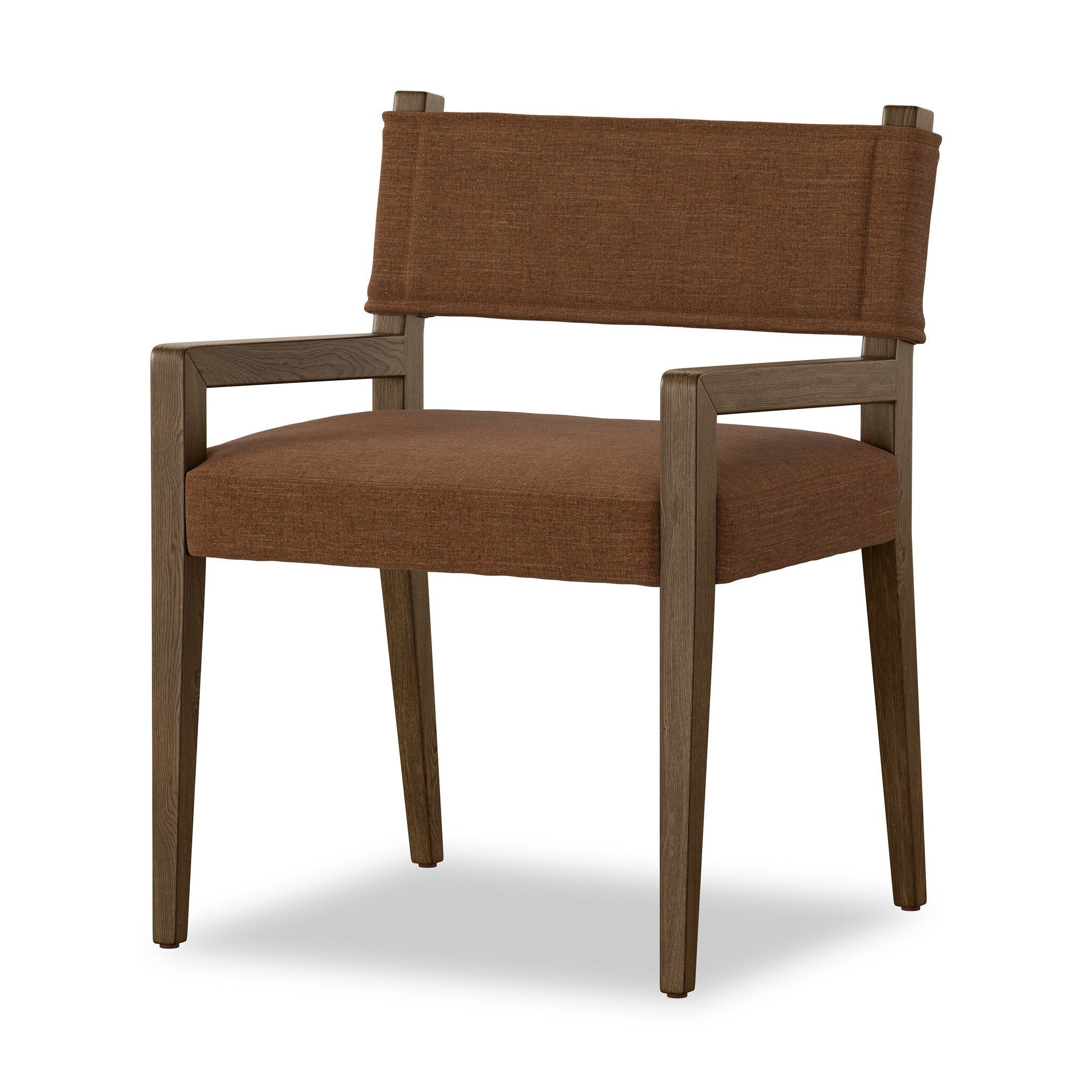 Four Hands Ferris Dining Armchair — Laughlin Ochre-Amber Ash