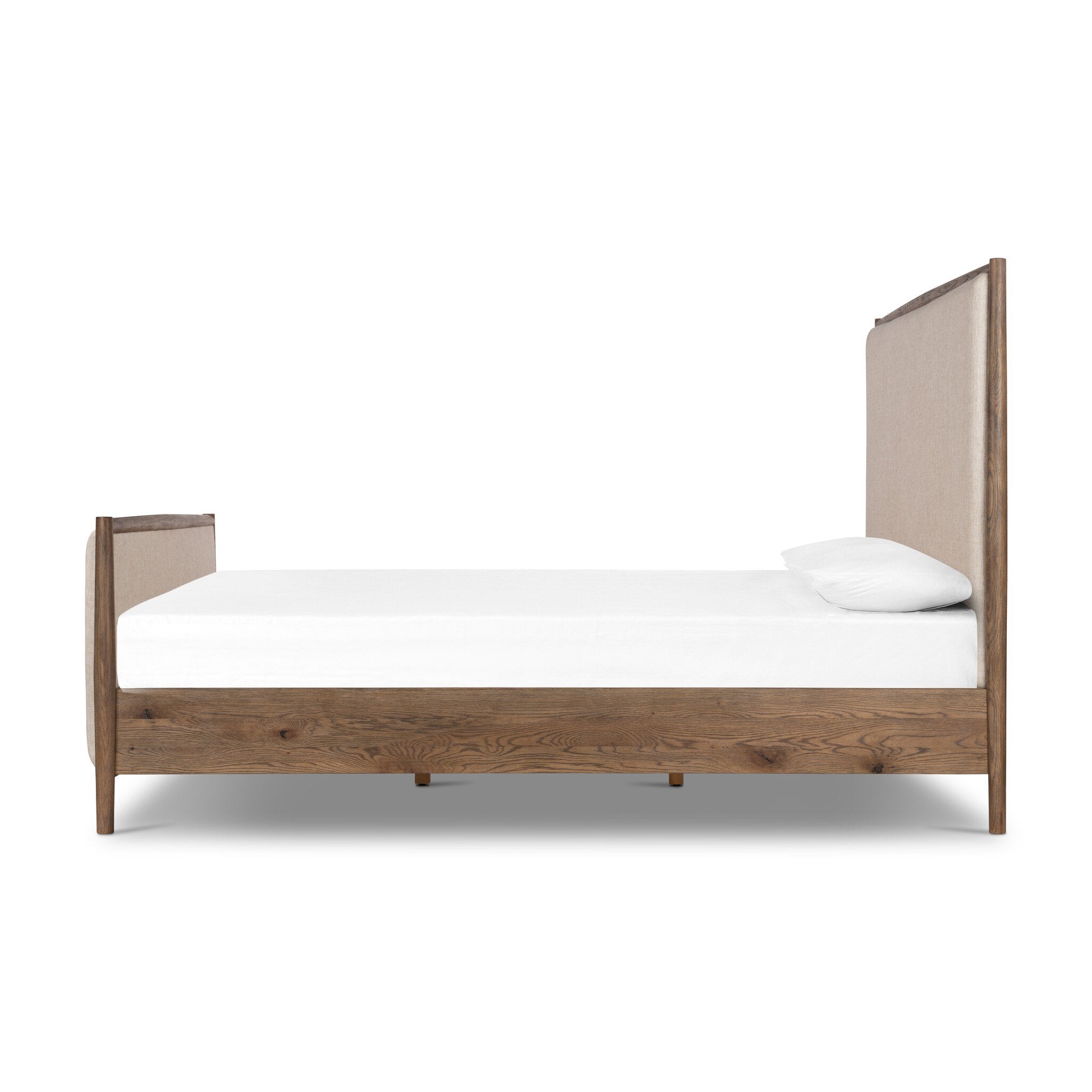 Four Hands Glenview Bed — Weathered Oak-Weathered Oak Veneer-Essence Natural-Queen