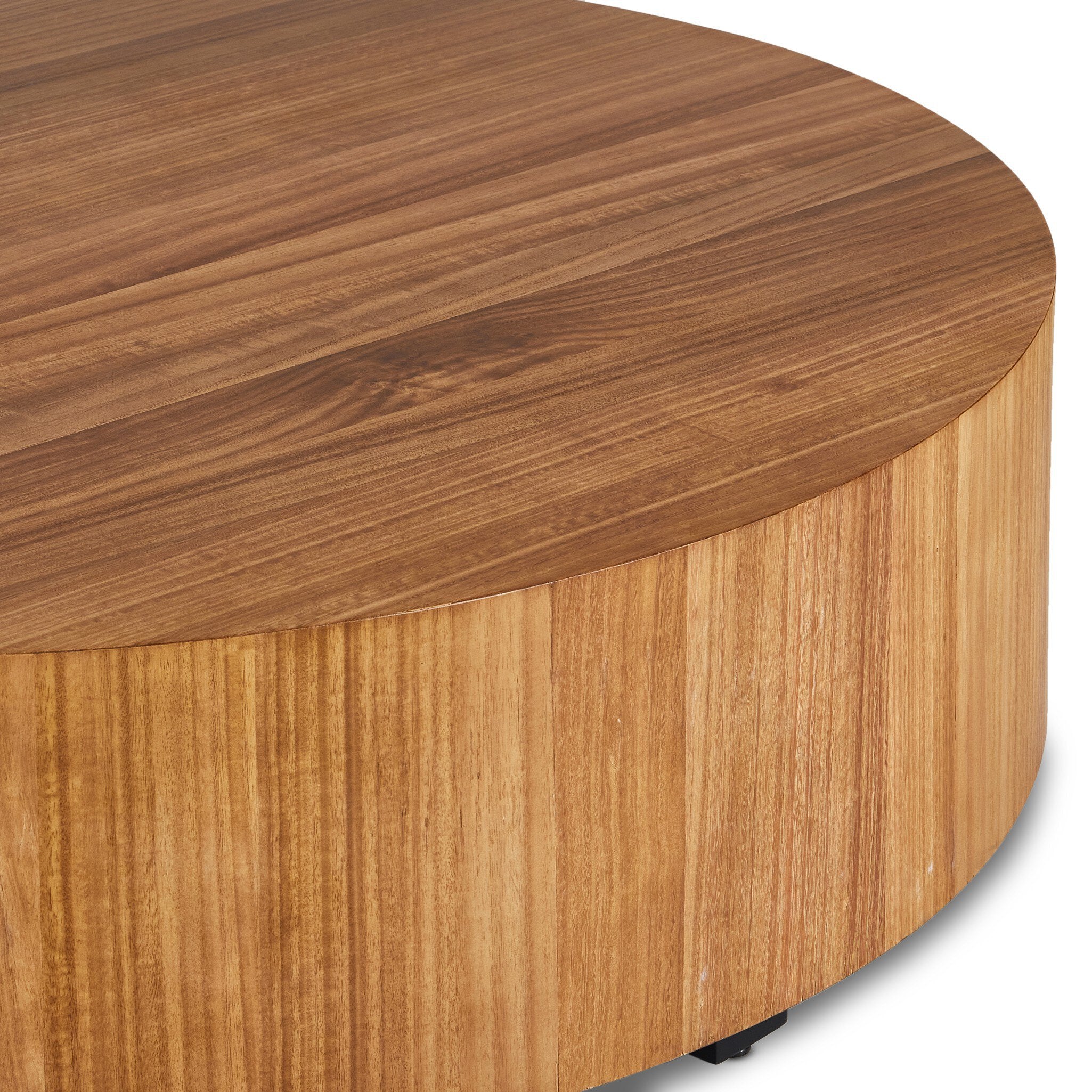 Four Hands Hudson Large Coffee Table — Natural Yukas-Black Pine