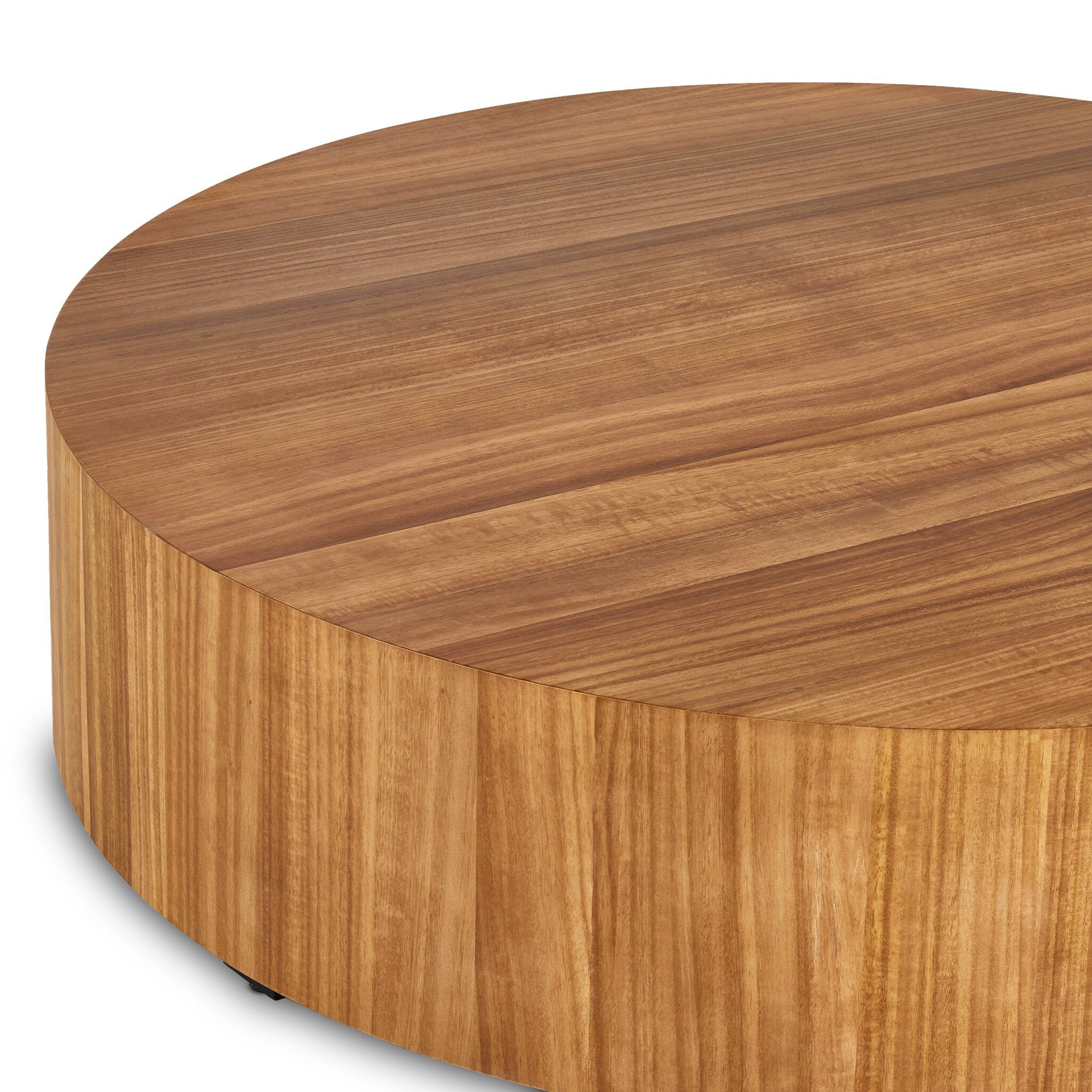 Four Hands Hudson Large Coffee Table — Natural Yukas-Black Pine