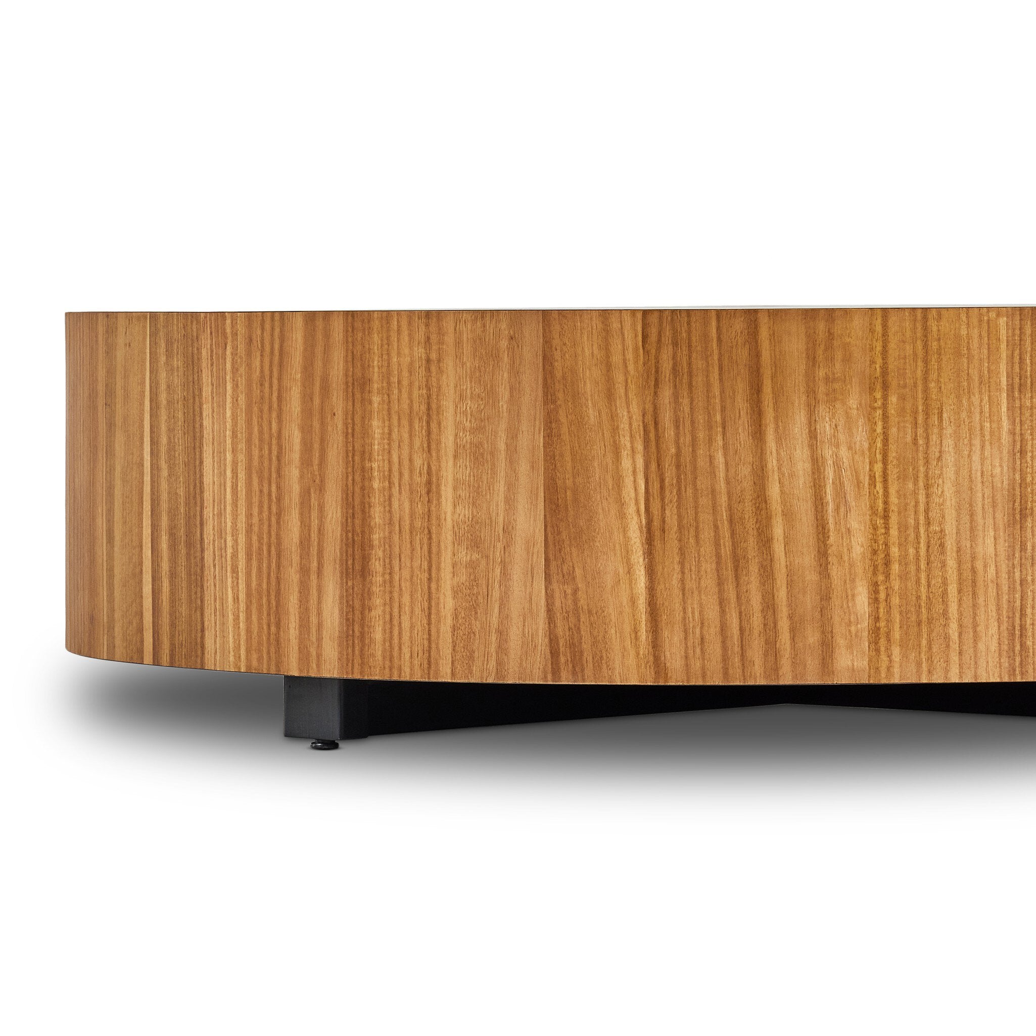 Four Hands Hudson Large Coffee Table — Natural Yukas-Black Pine