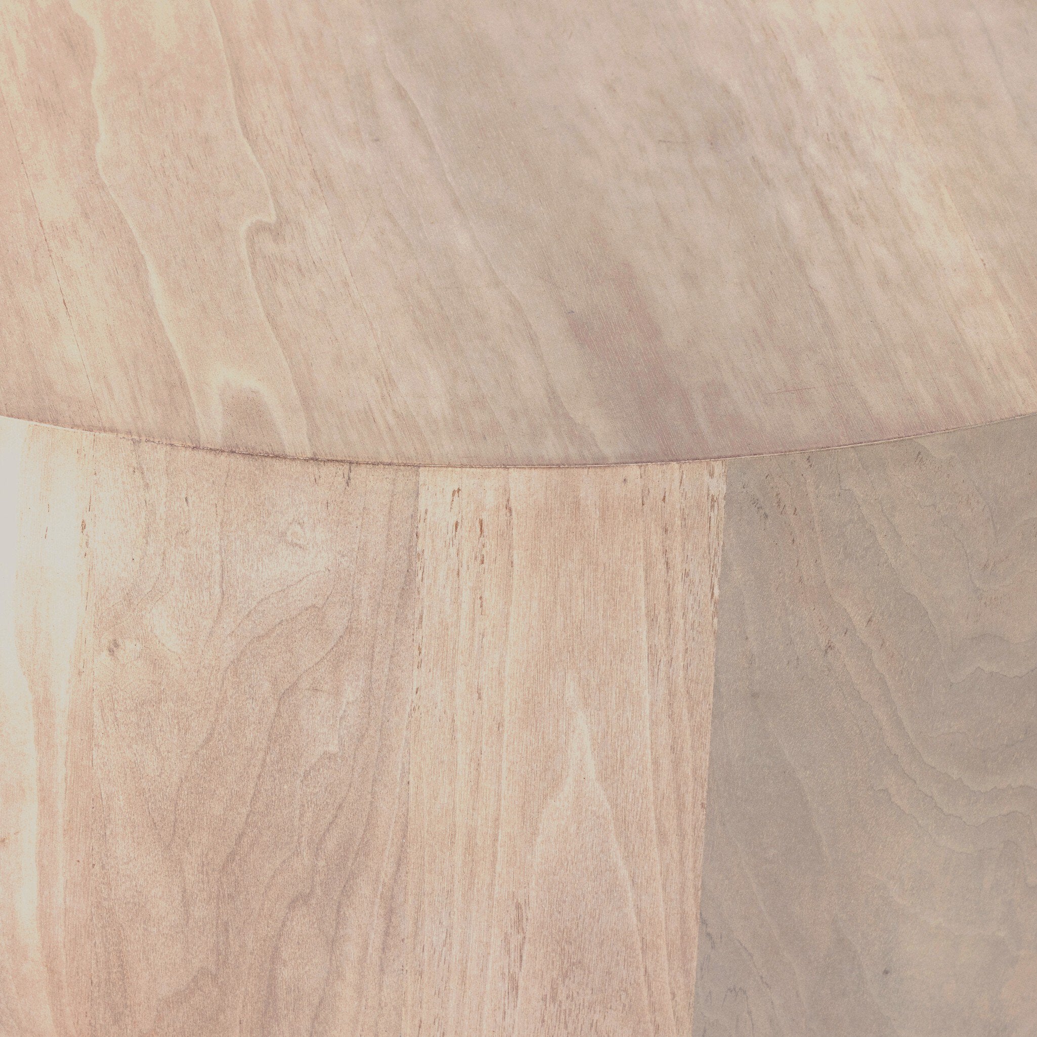 Four Hands Hudson Large Coffee Table — Ashen Walnut-Black Pine