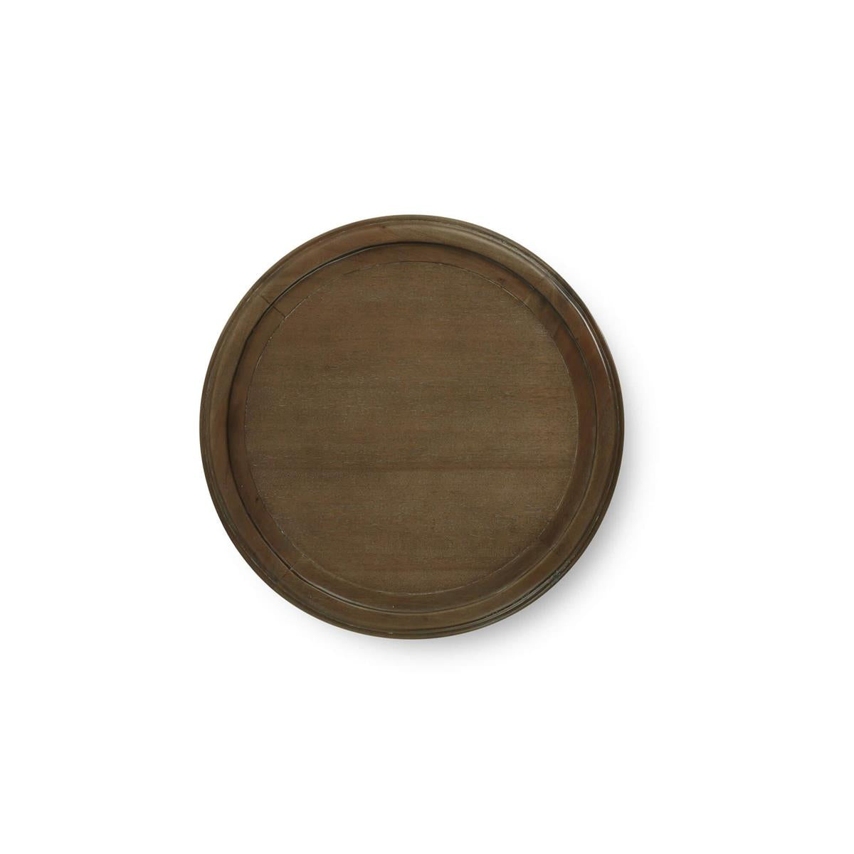 Bramble Montego Side Table — Straw Wash / Rattan Glaze