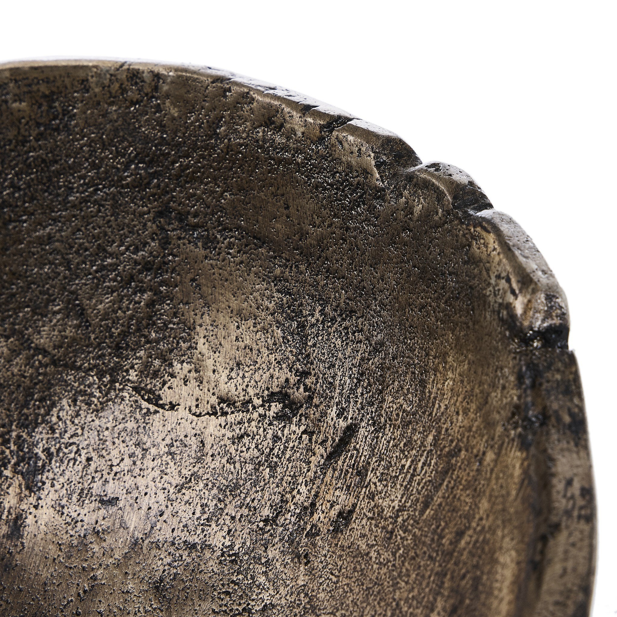 Four Hands Jagen Outdoor Bowl — Rustic Cast Aluminum